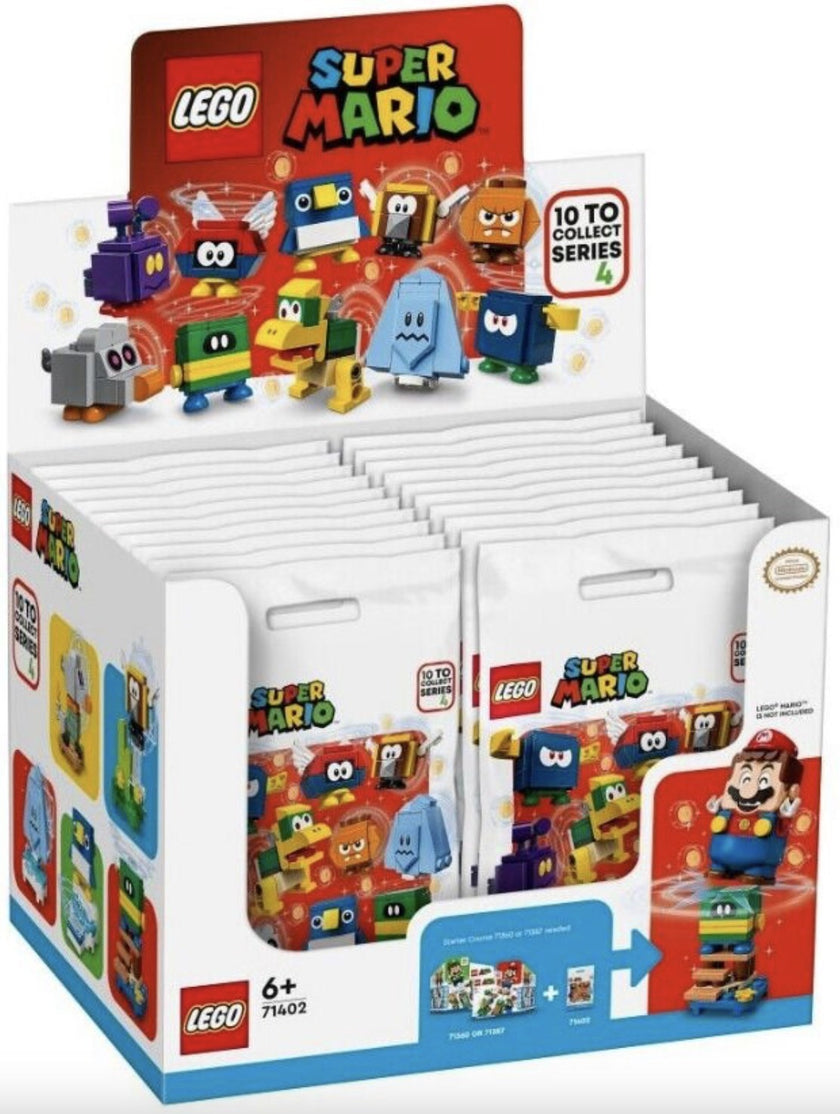 Coffret de personnages série 4 - Boîte scellée | Super Mario | 71402-12