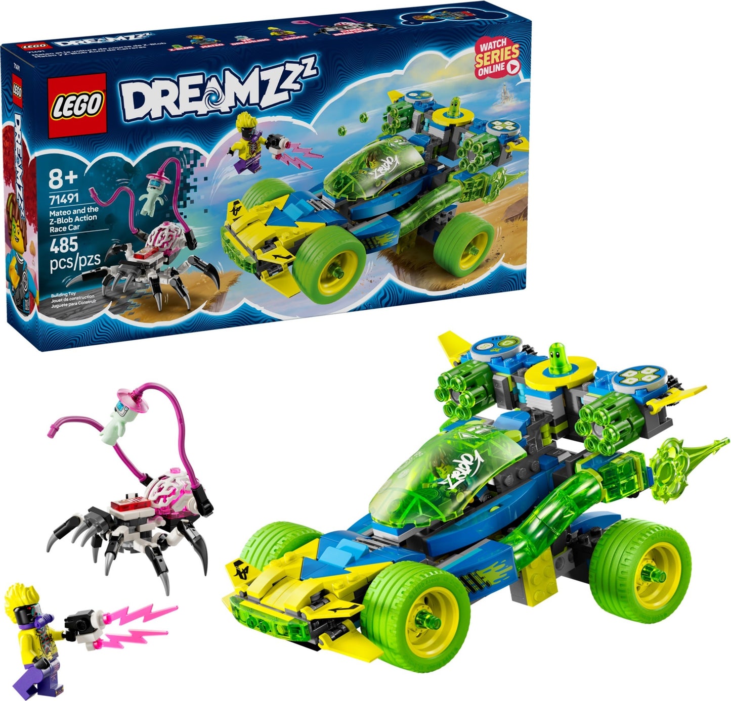 Mateo and the Z-Blob Action Race Car | DREAMZzz | 71491
