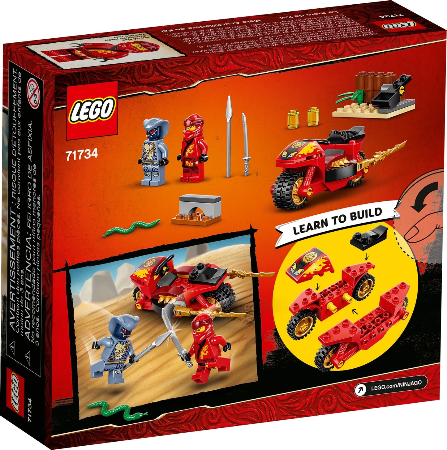 Kai's Blade Cycle | Ninjago | 71734