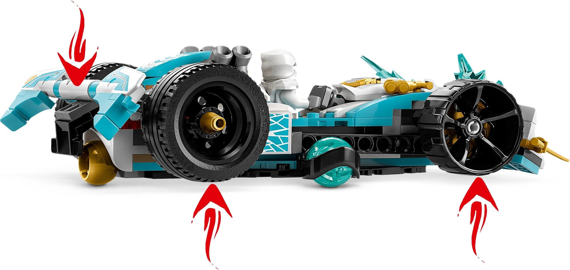 Zane's Dragon Power Spinjitzu Race Car | Ninjago | 71791