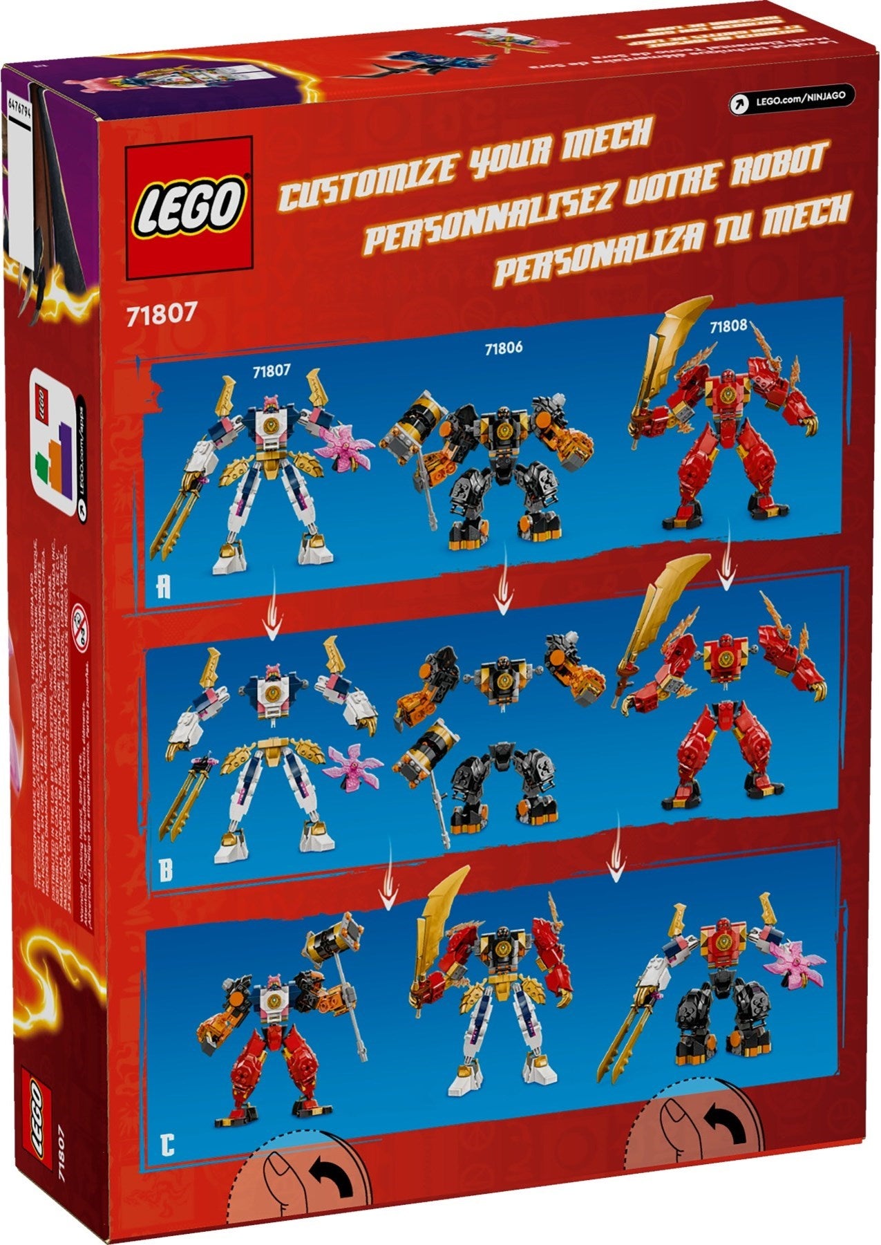 Sora's Elemental Tech Mech | Ninjago | 71807