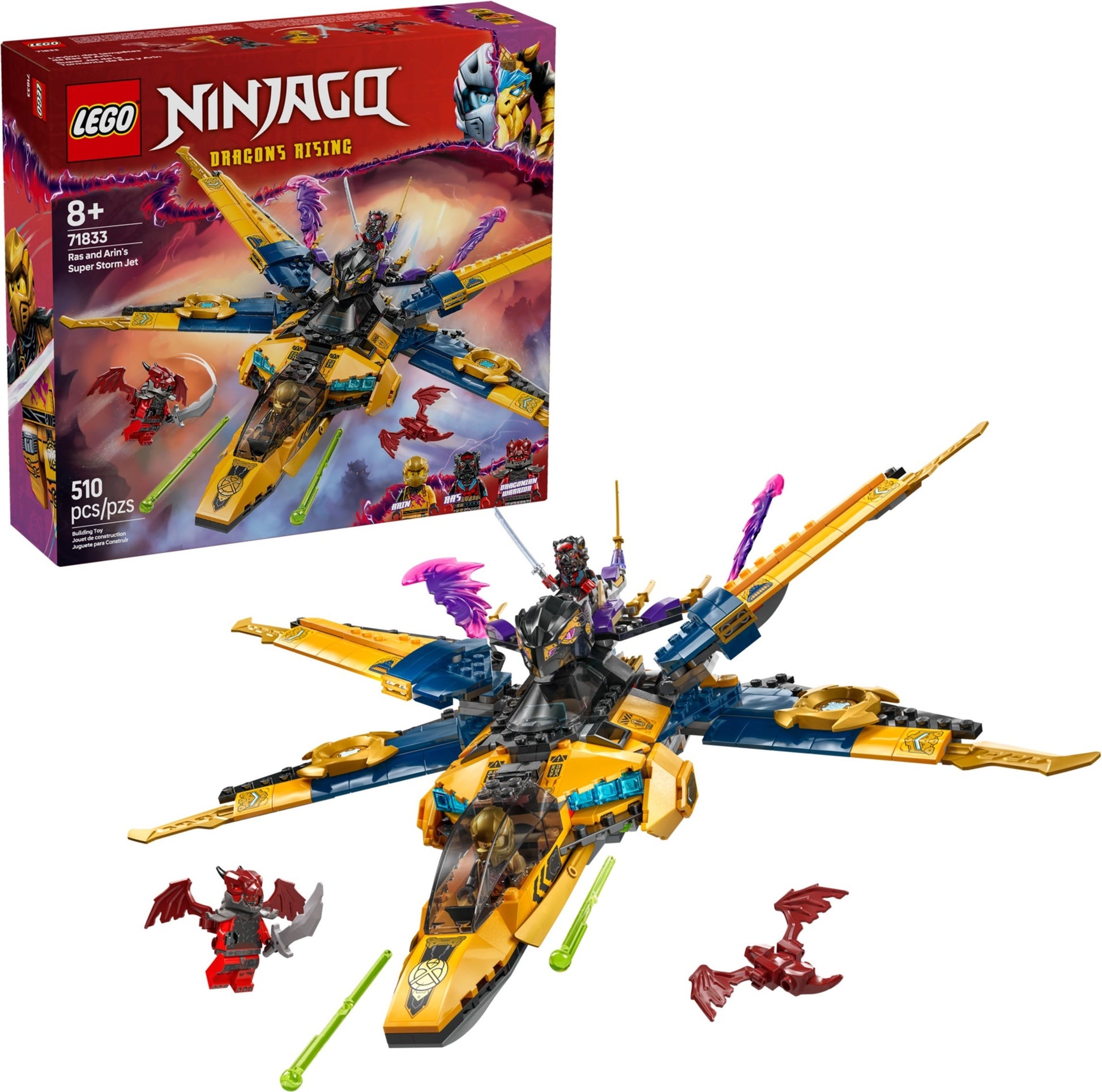 Ras and Arin's Super Storm Jet | Ninjago | 71833