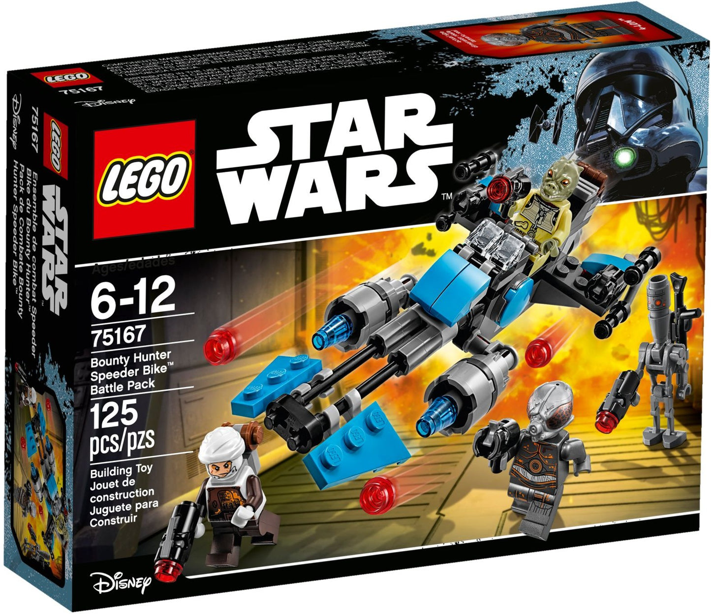 Bounty Hunter Speeder Bike Battle Pack | Star Wars | 75167