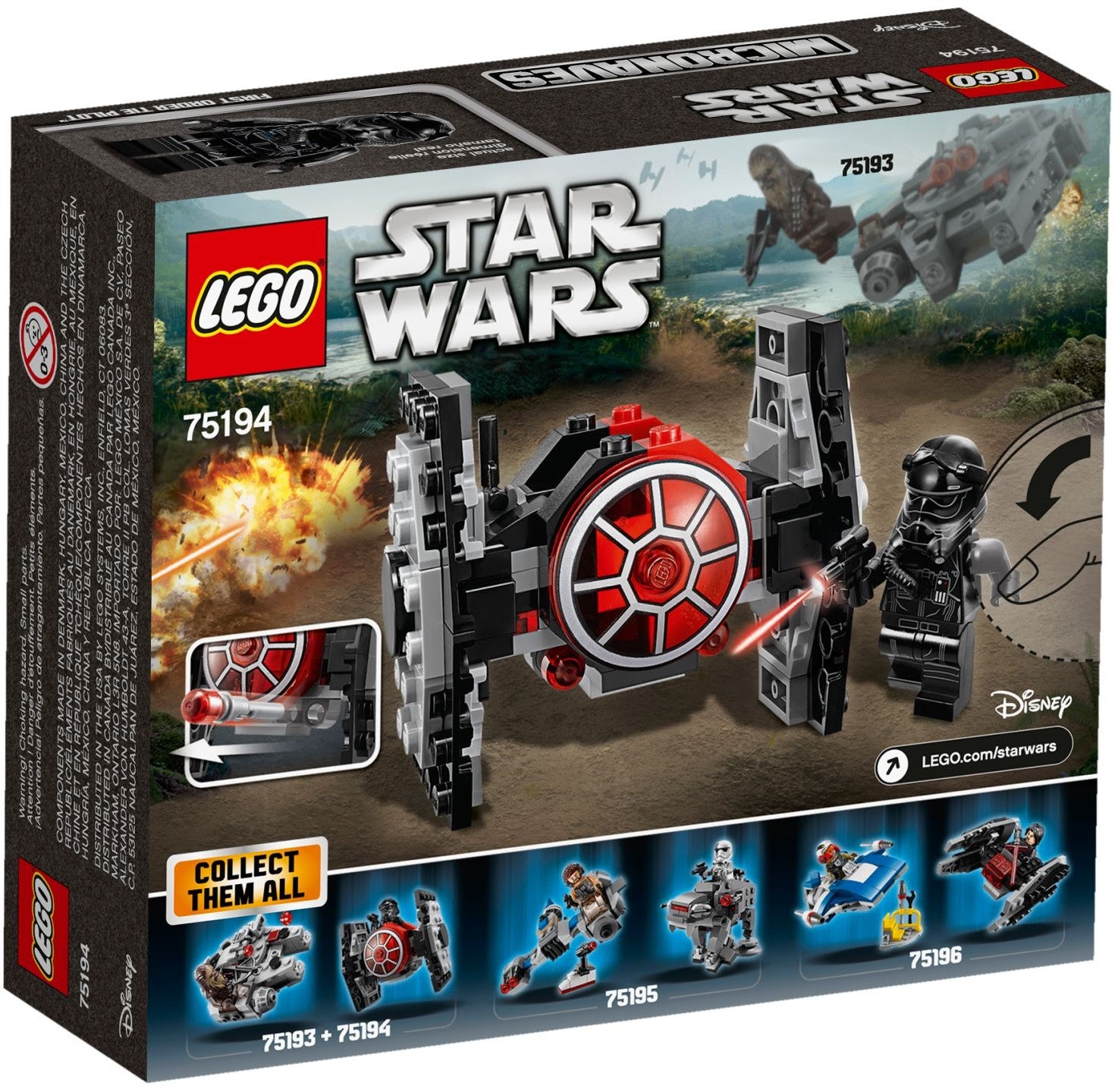 First Order TIE Fighter Microfighter | Star Wars | 75194