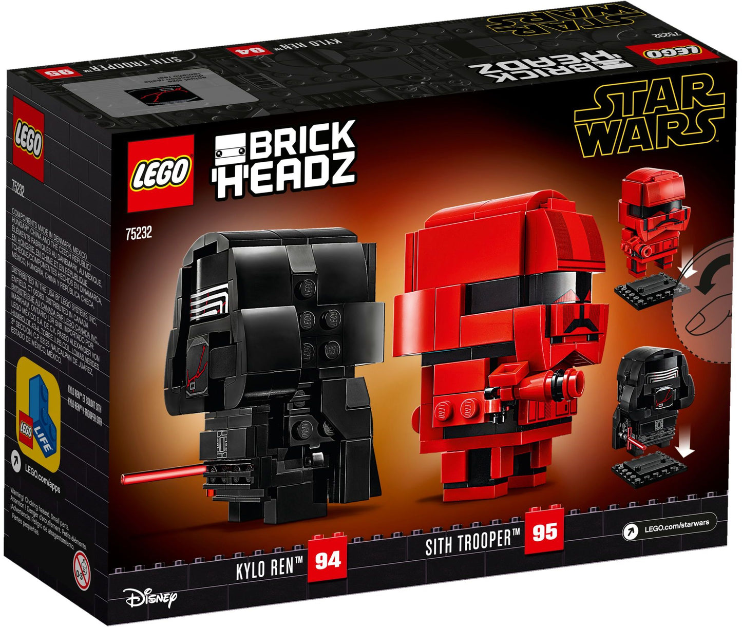 Kylo Ren & Sith Trooper | BrickHeadz | 75232