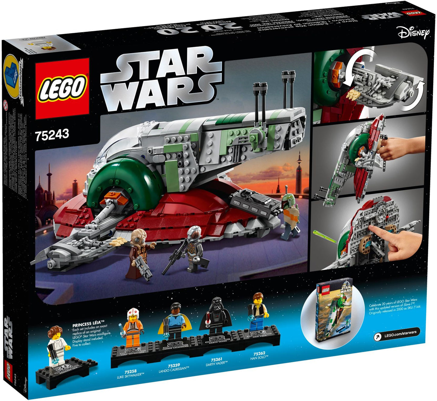 Slave I - Édition 20e anniversaire | Star Wars | 75243