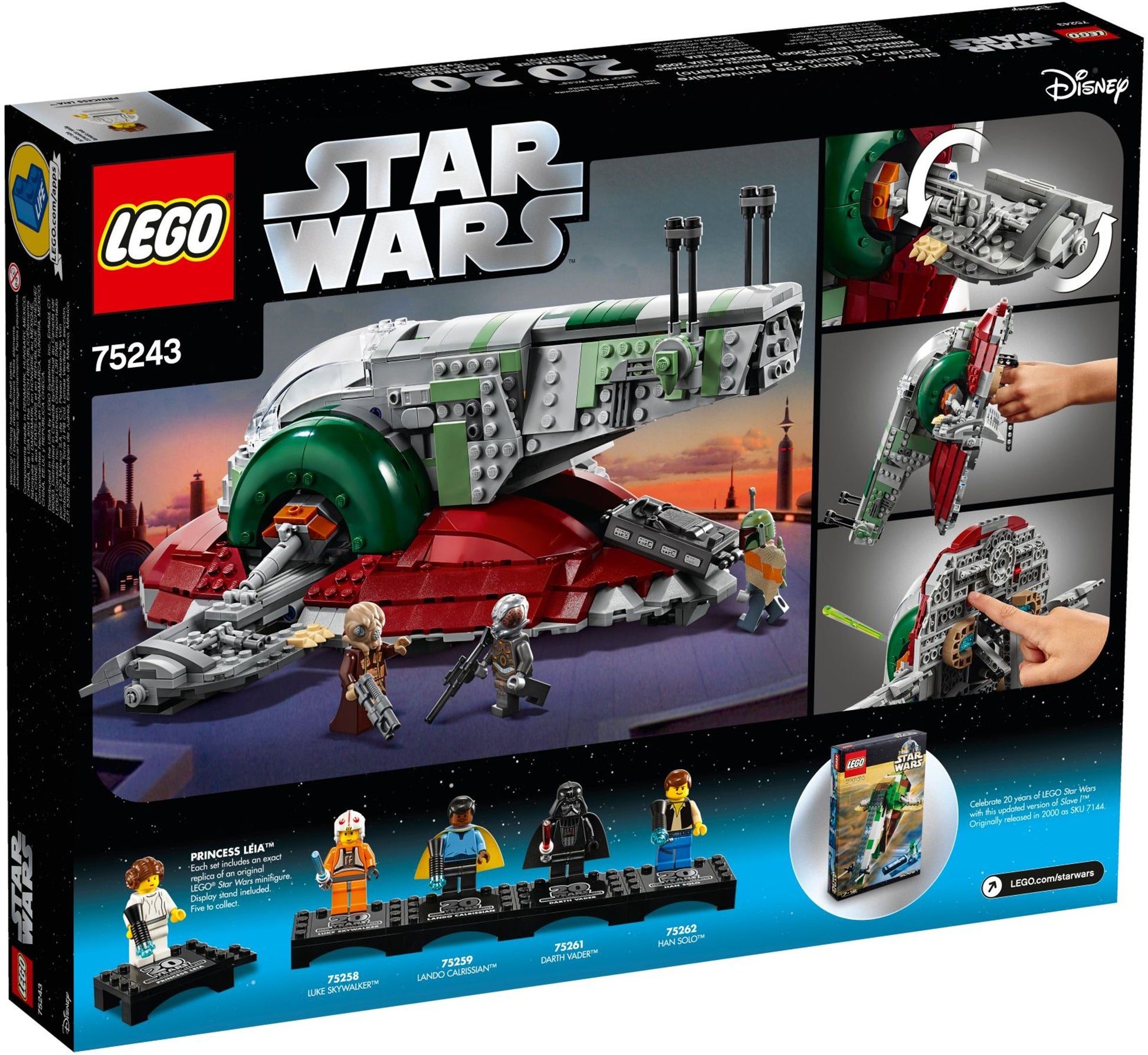 Slave I - Édition 20e anniversaire | Star Wars | 75243