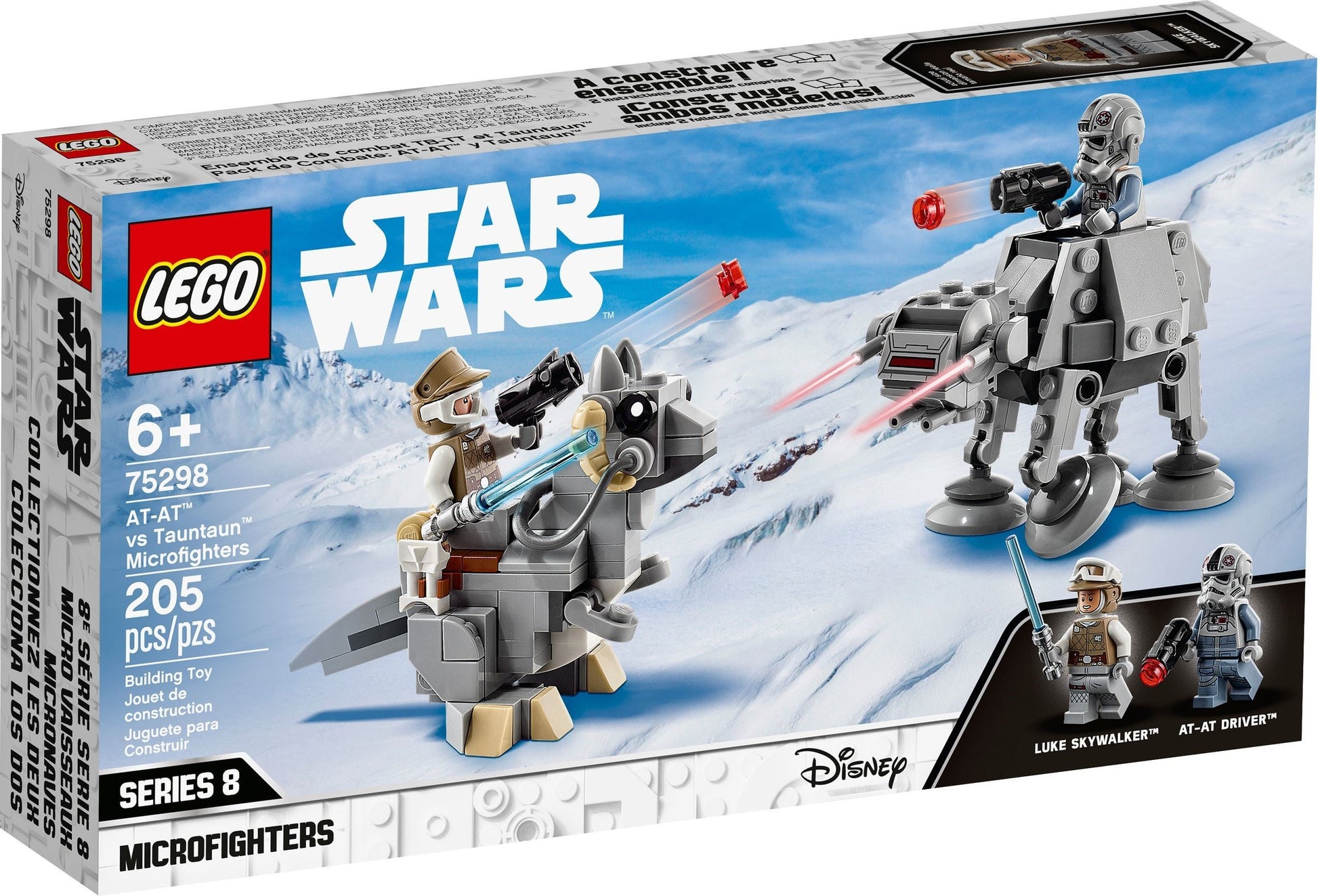 Microfighters AT-AT contre Tauntaun | Star Wars | 75298