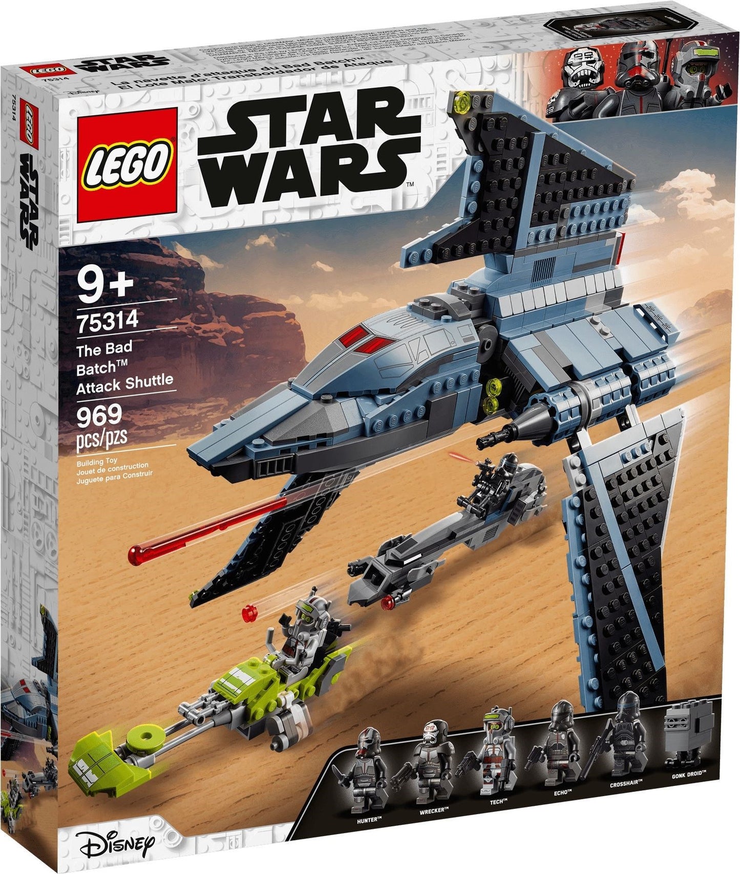 The Bad Batch Attack Shuttle | Star Wars | 75314