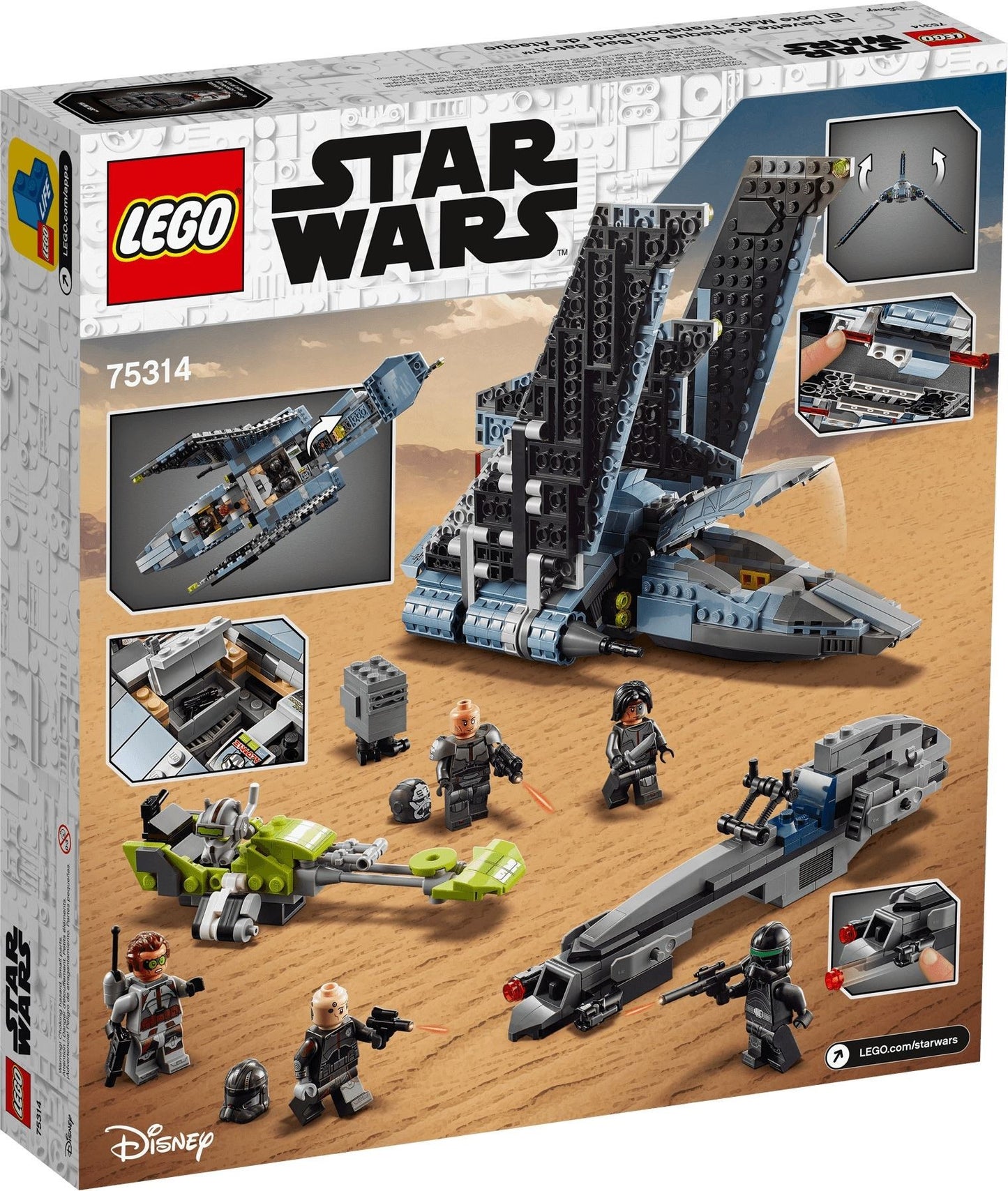 The Bad Batch Attack Shuttle | Star Wars | 75314