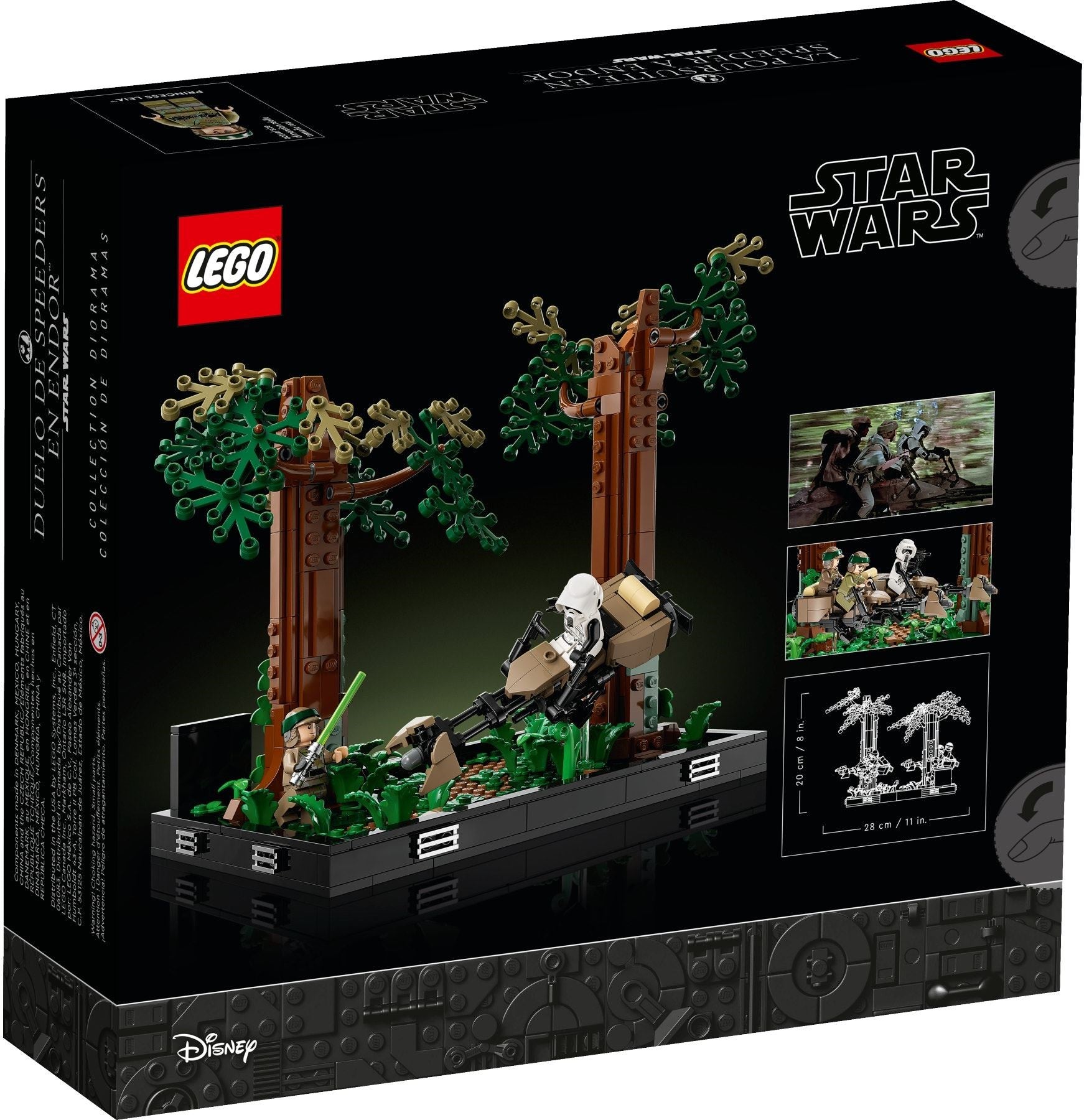 Endor Speeder Chase Diorama | Star Wars | 75353