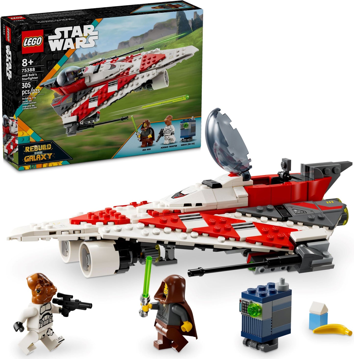 Jedi Bob's Starfighter | Star Wars | 75388