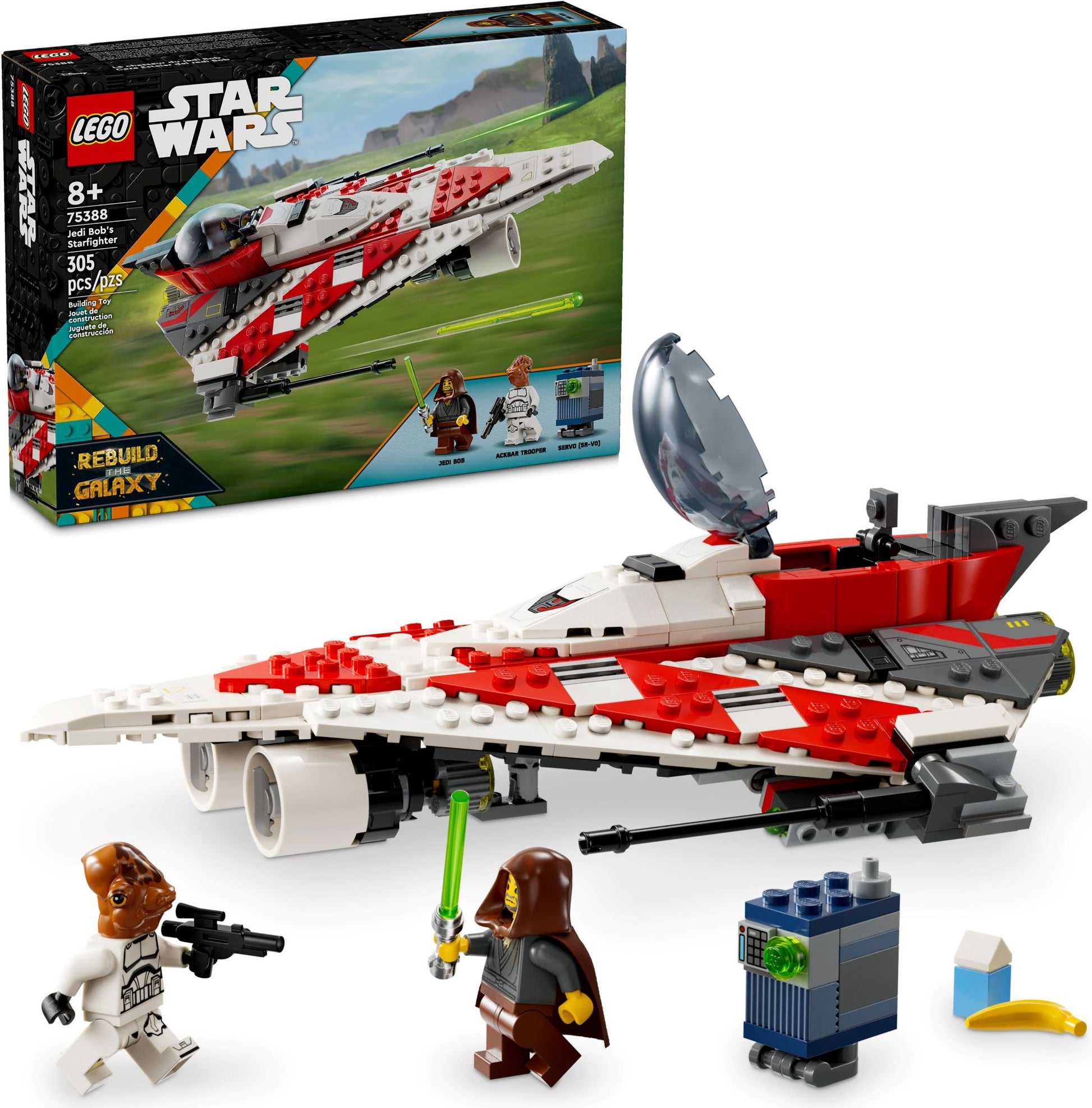 Jedi Bob's Starfighter | Star Wars | 75388