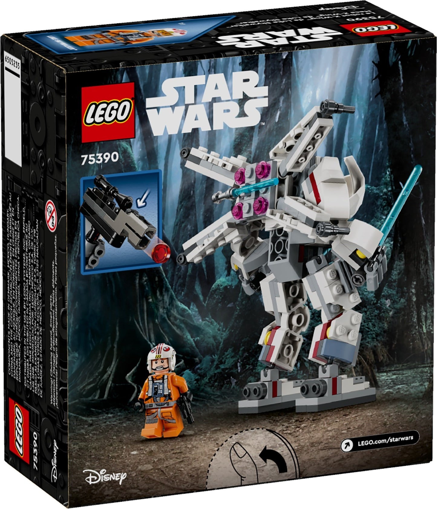 Luke Skywalker X-wing Mech  | Star Wars | 75390