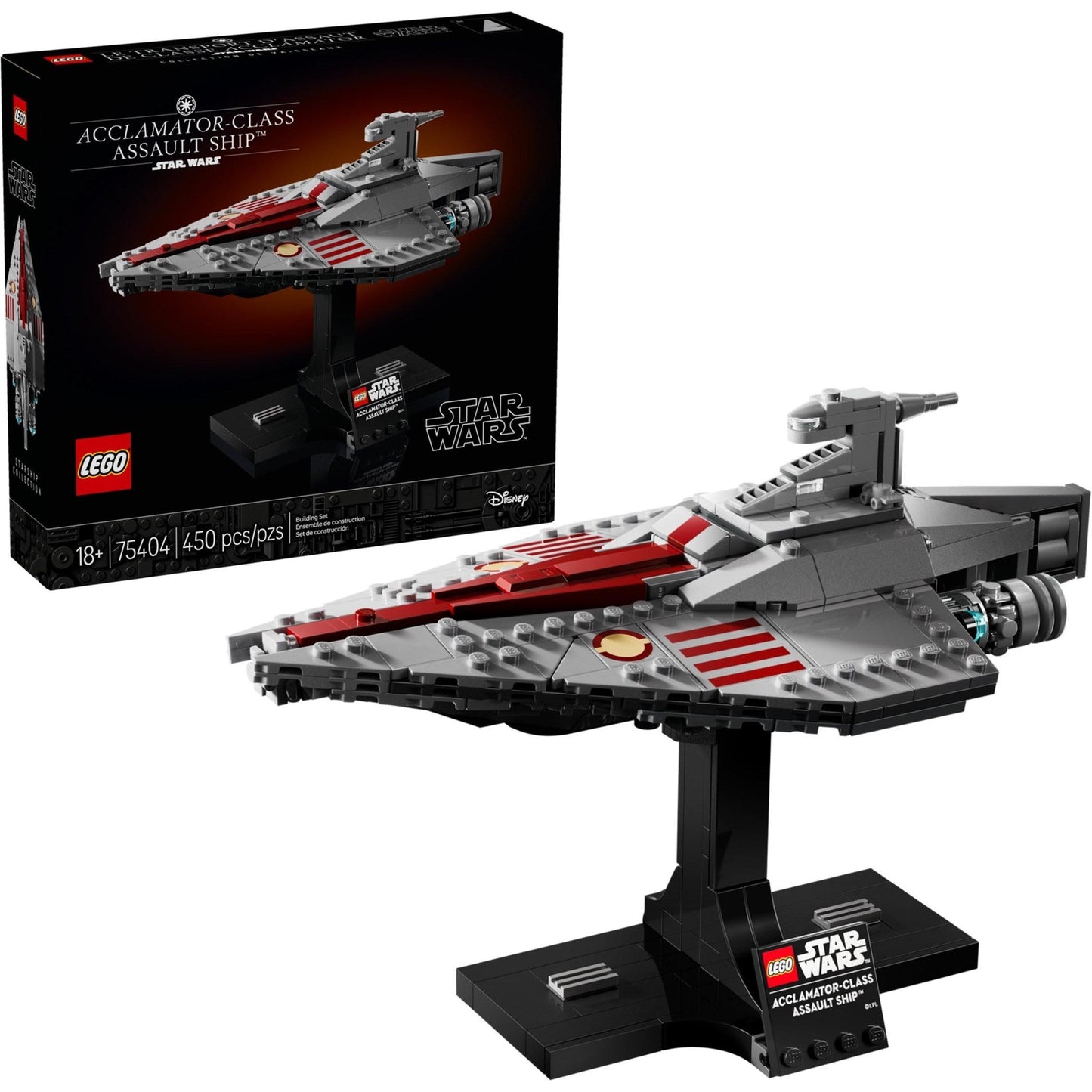 Acclamator-class Assault Ship | Star Wars | 75404