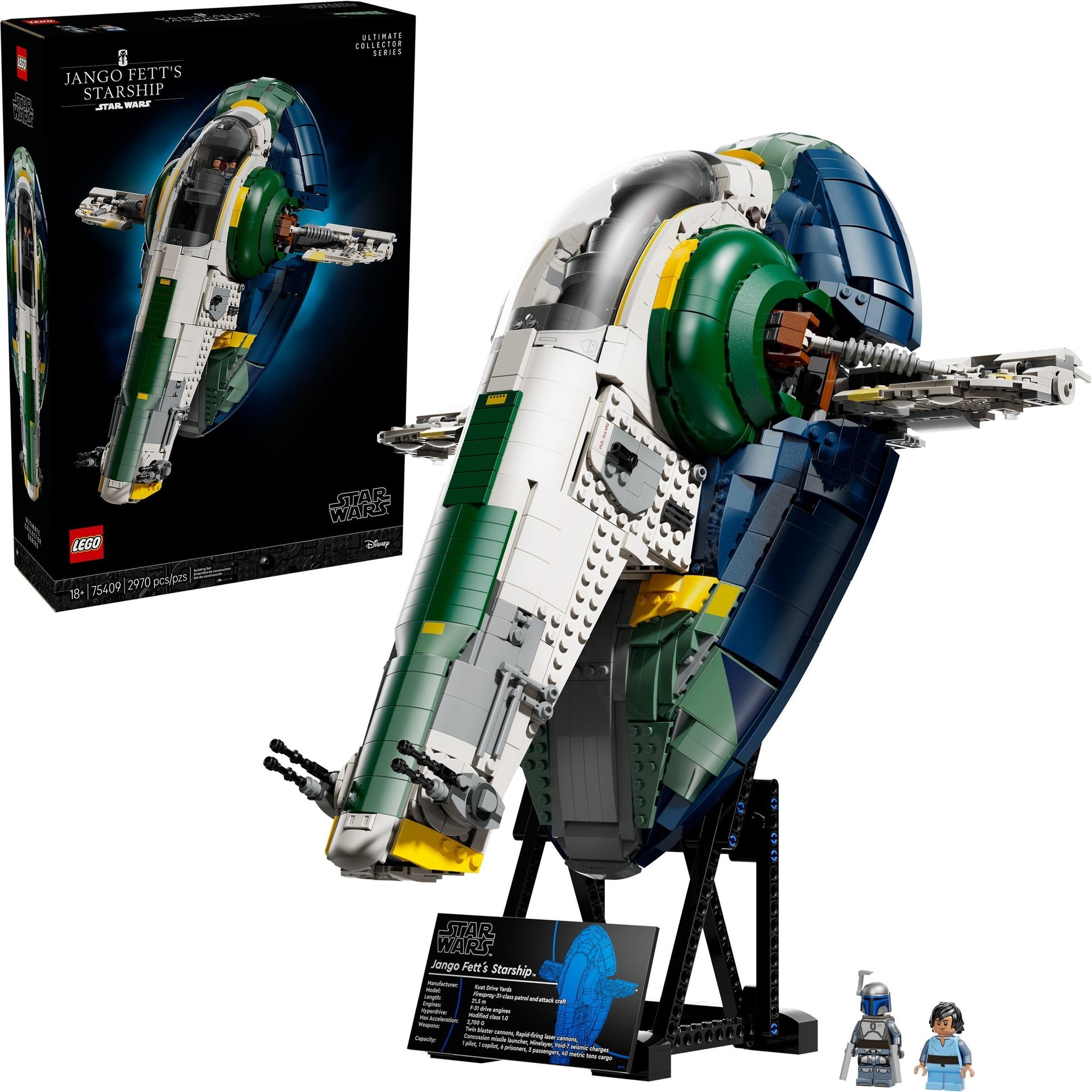 Jango Fett's Starship | Star Wars | 75409