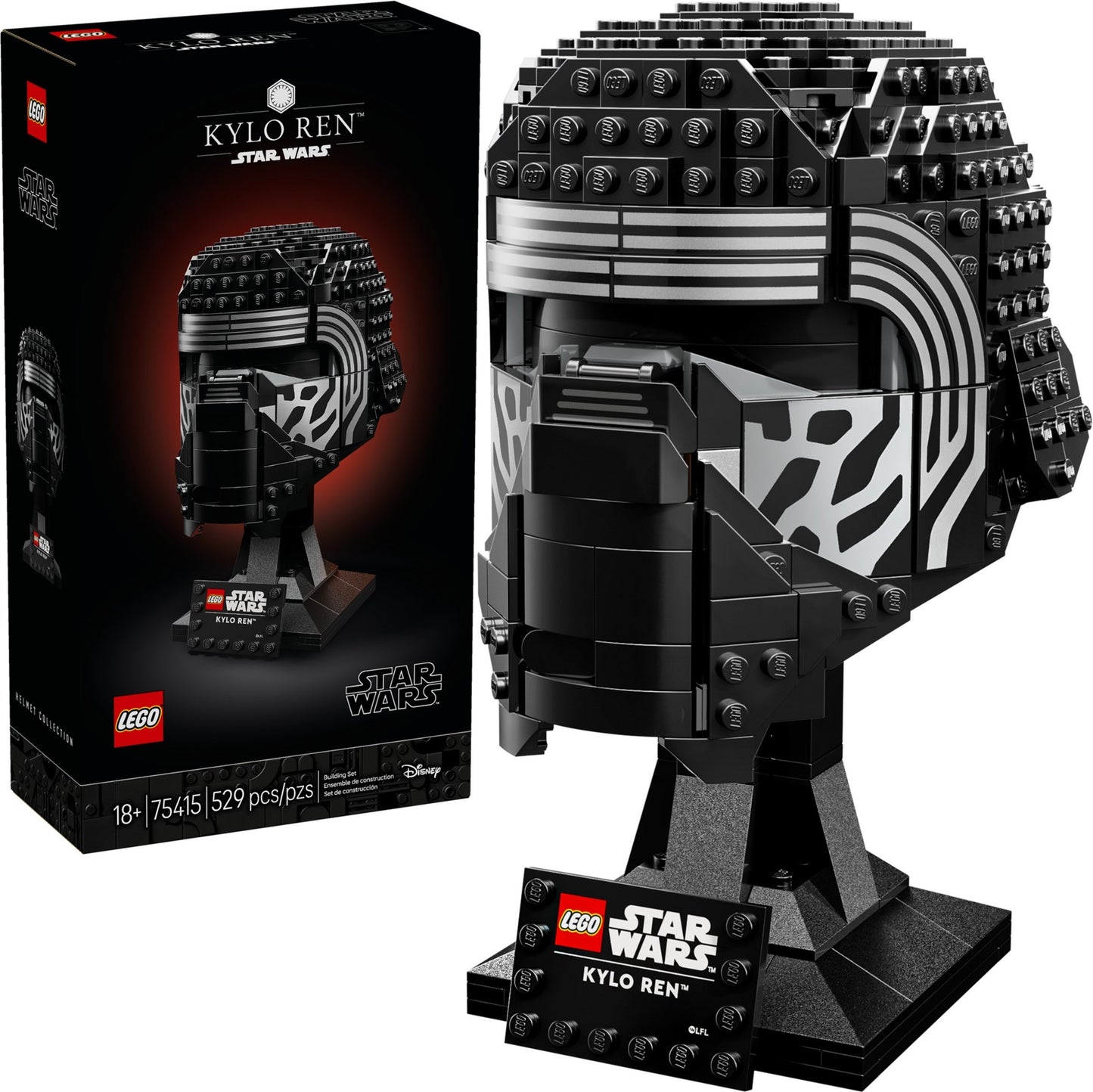 Kylo Ren Helmet | Star Wars | 75415