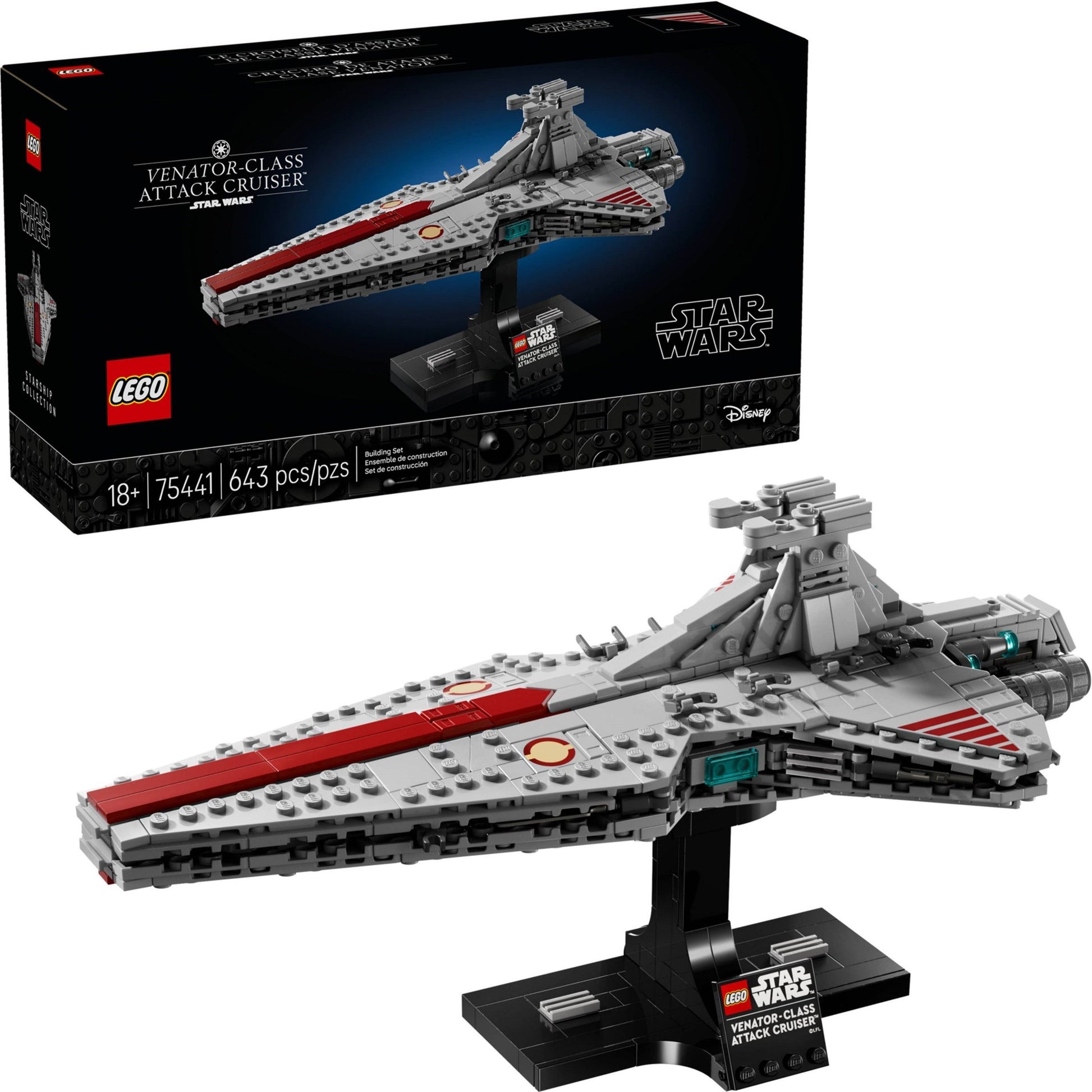 Croiseur d'attaque de classe Venator | Star Wars | 75441