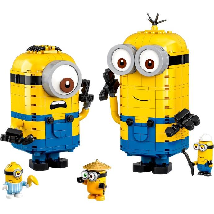 Brick-built Minions and their Lair | Despicable Me