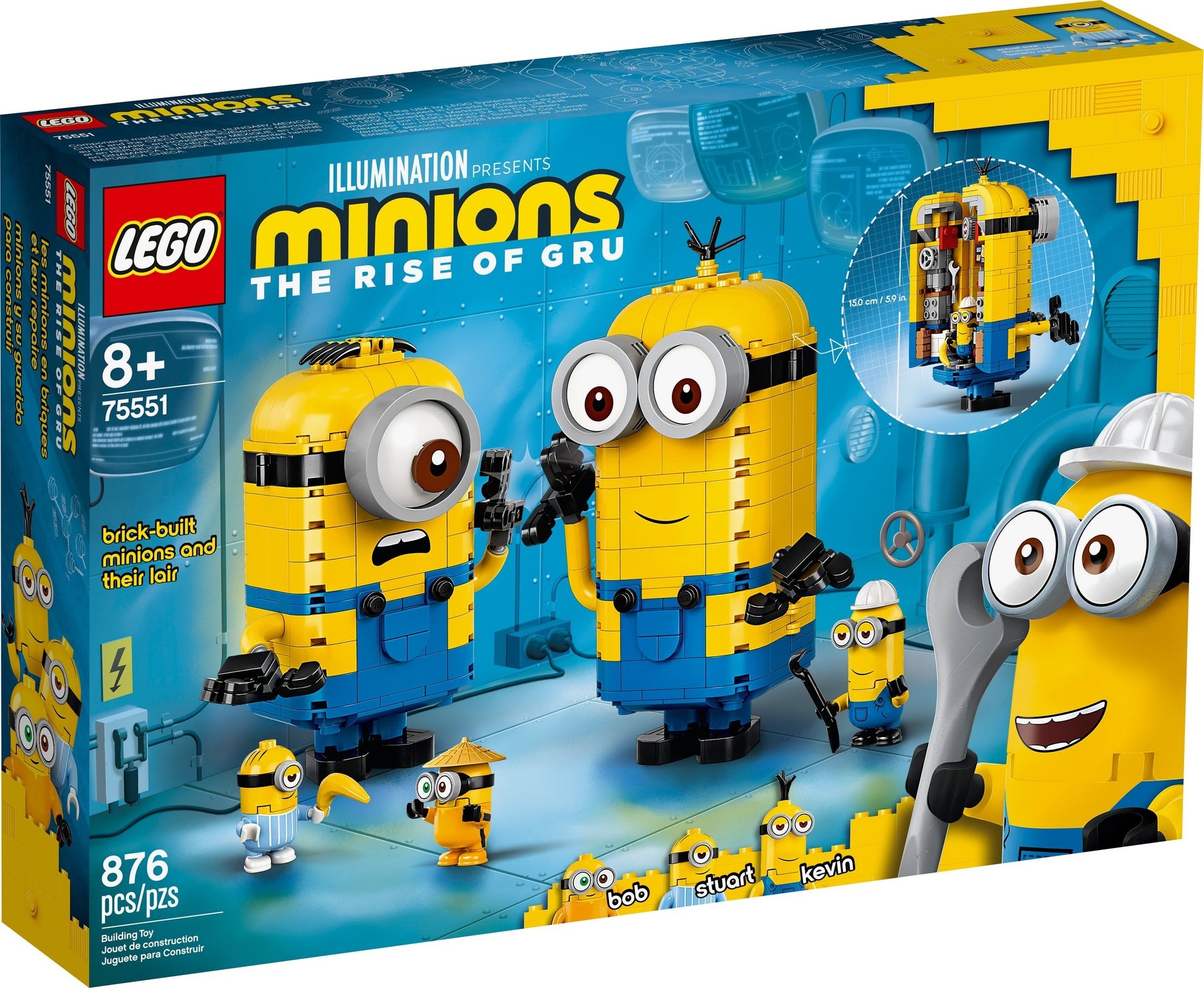 Les Minions en briques et leur repaire | Moi, moche et méchant | 75551