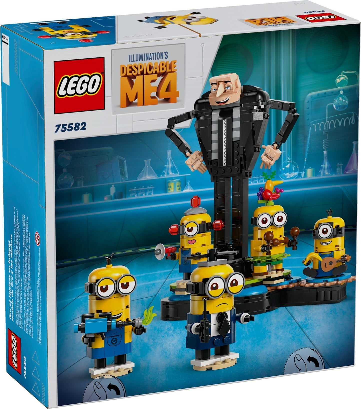 Brick-Built Gru and Minions  | Despicable Me | 75582
