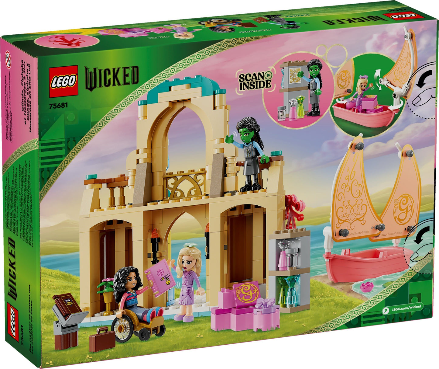 Glinda, Elphaba & Nessarose at Shiz University | Wicked | 75681