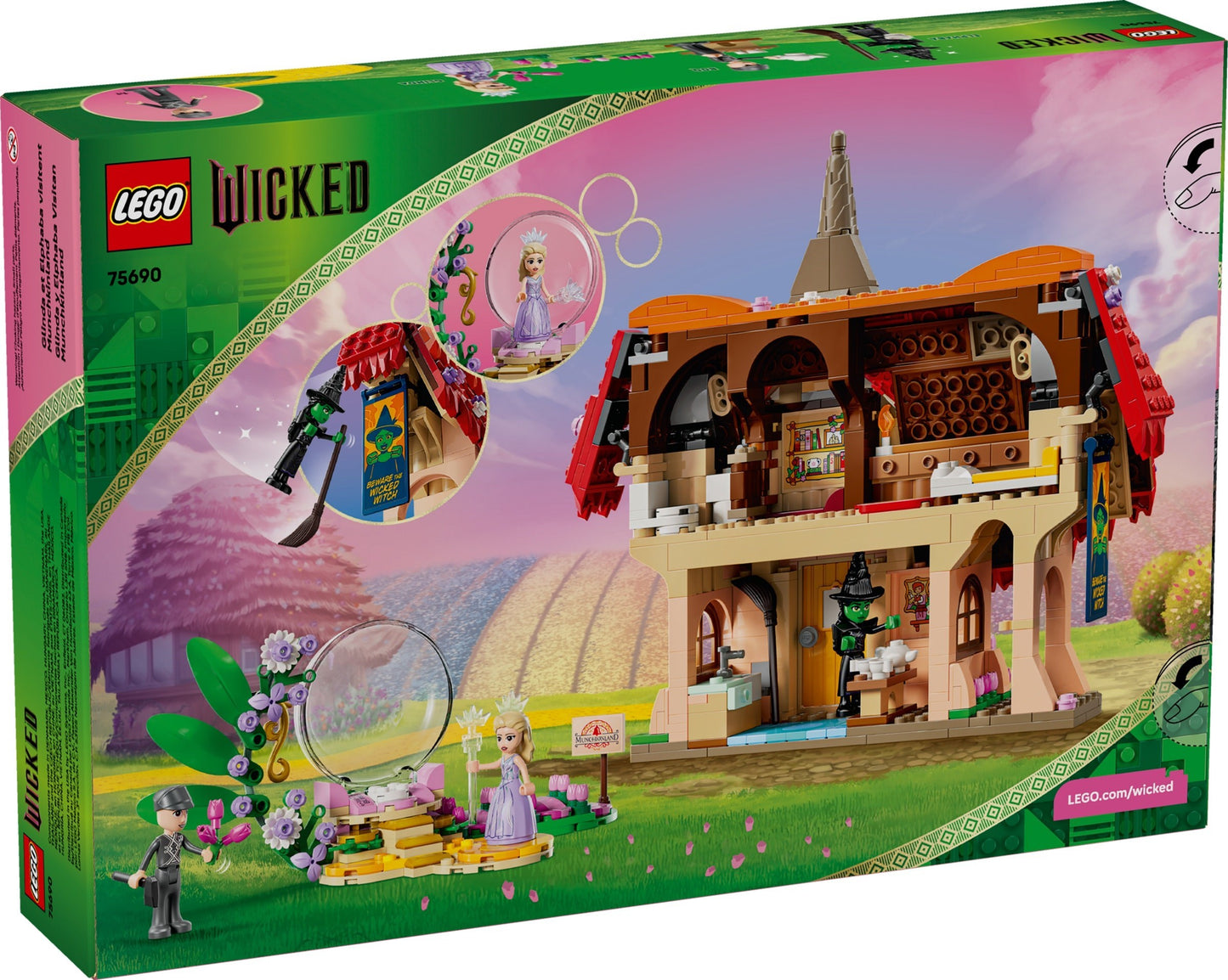 Glinda et Elphaba visitent le pays des Munchkins | Wicked | 75690