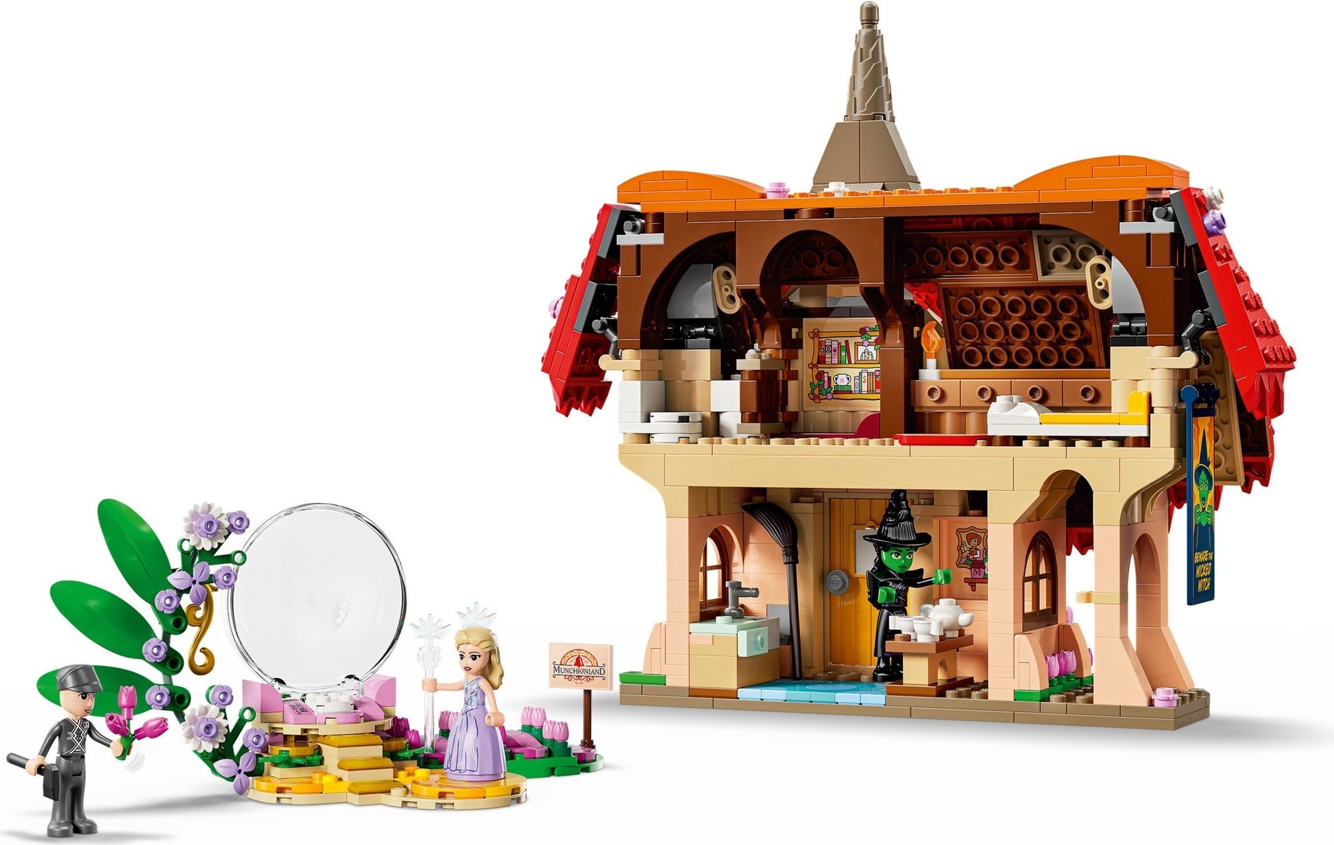 Glinda et Elphaba visitent le pays des Munchkins | Wicked | 75690