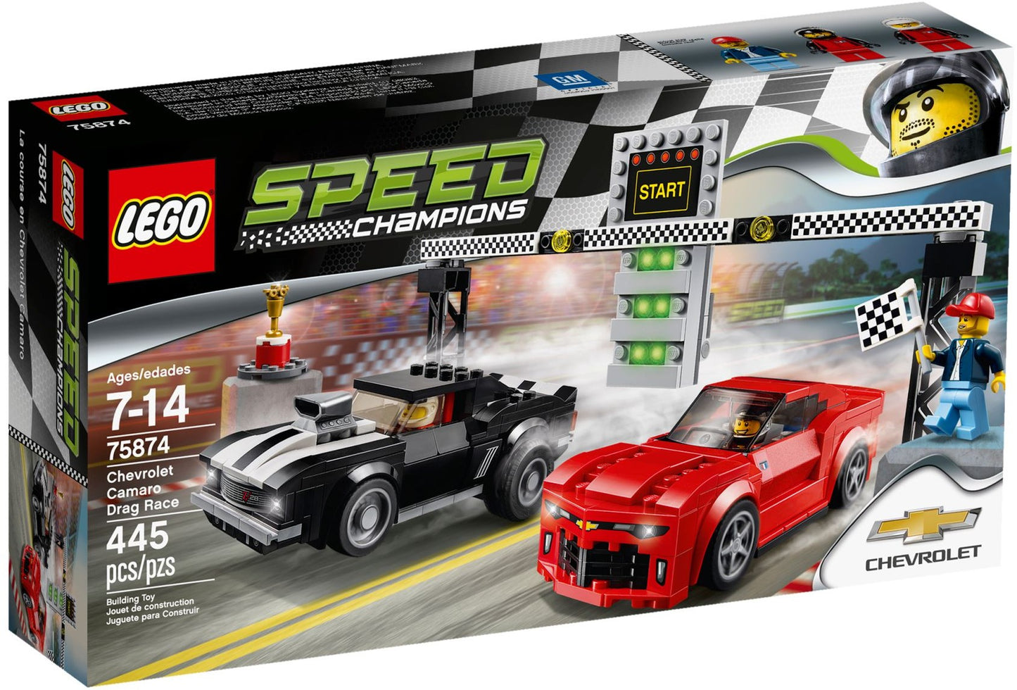 Course d'accélération Chevrolet Camaro | Champions de vitesse | 75874