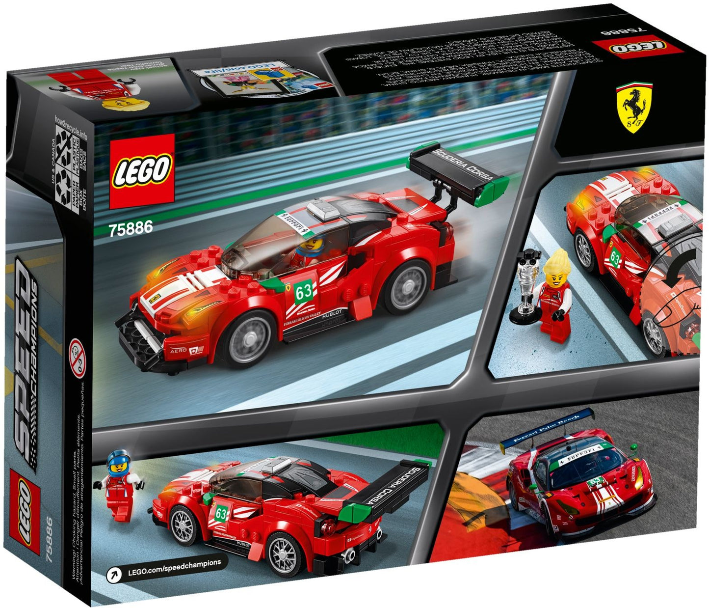 Ferrari 488 GT3 Scuderia Corsa | Speed Champions | 75886