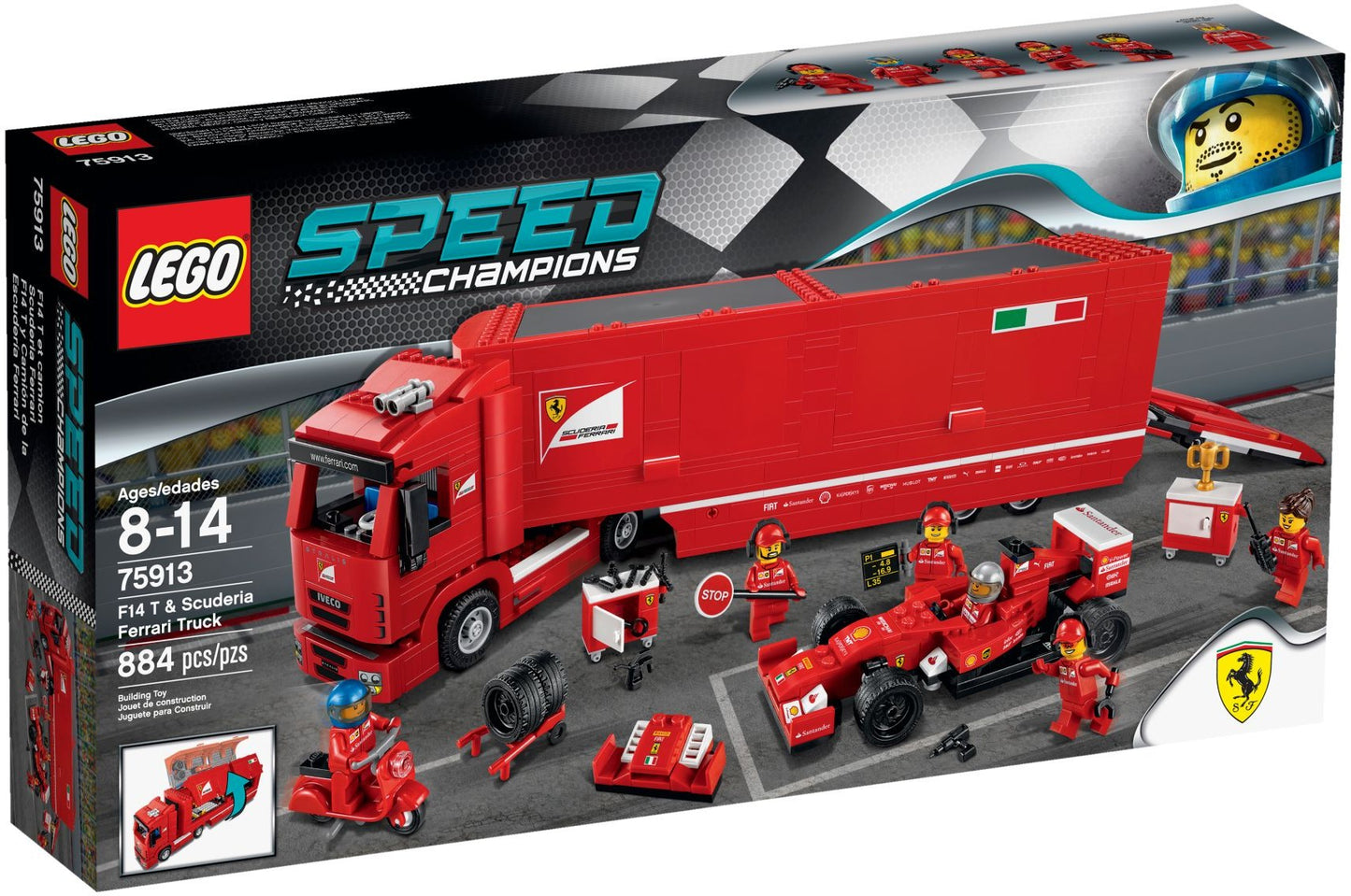 F14 T & Scuderia Ferrari Truck | Speed Champions | 75913