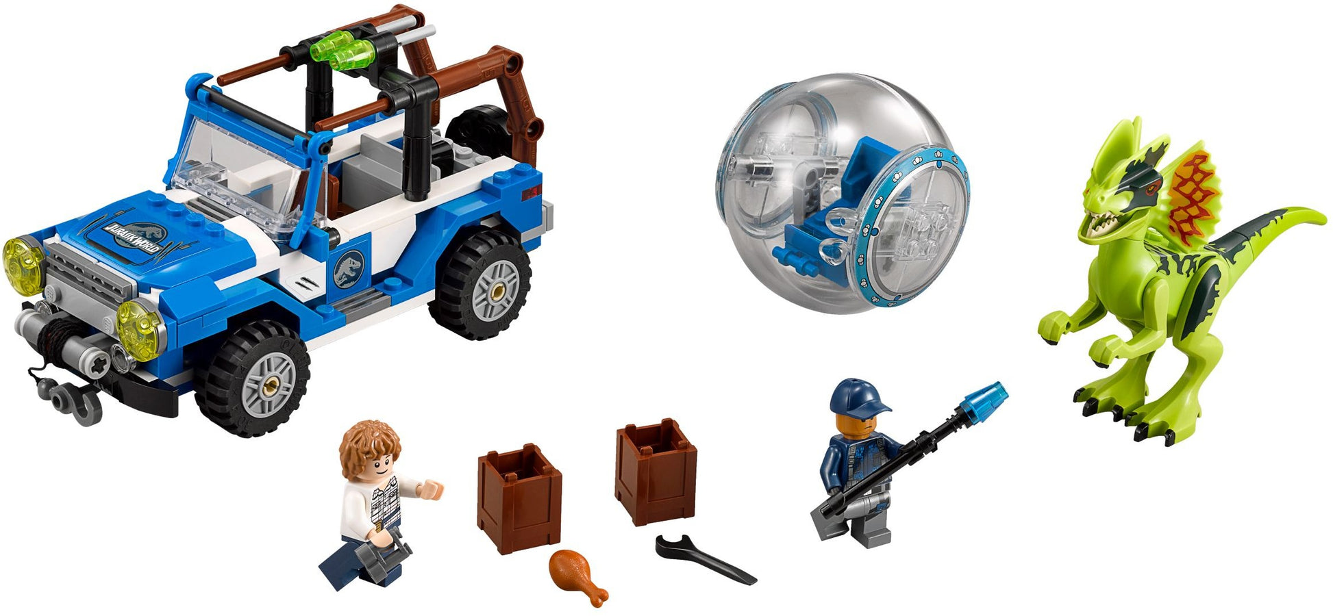 Embuscade du Dilophosaure | Jurassic World | 75916