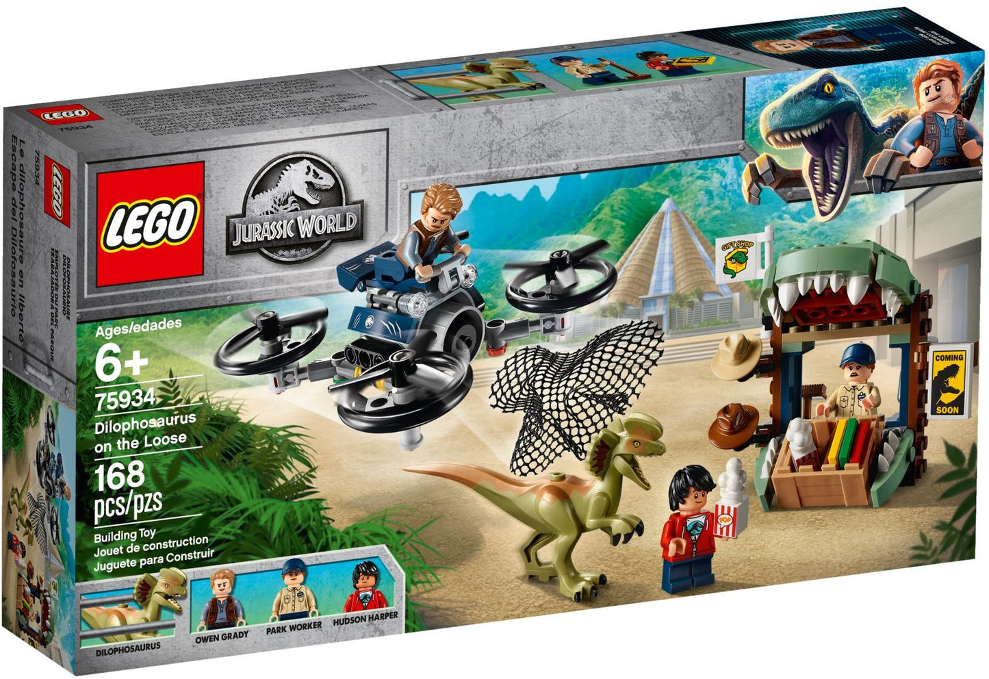 Dilophosaure en liberté | Jurassic World | 75934