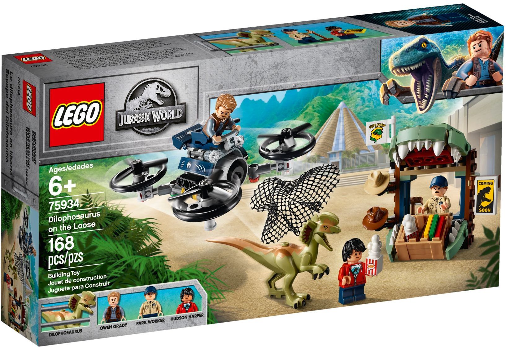 Dilophosaure en liberté | Jurassic World | 75934