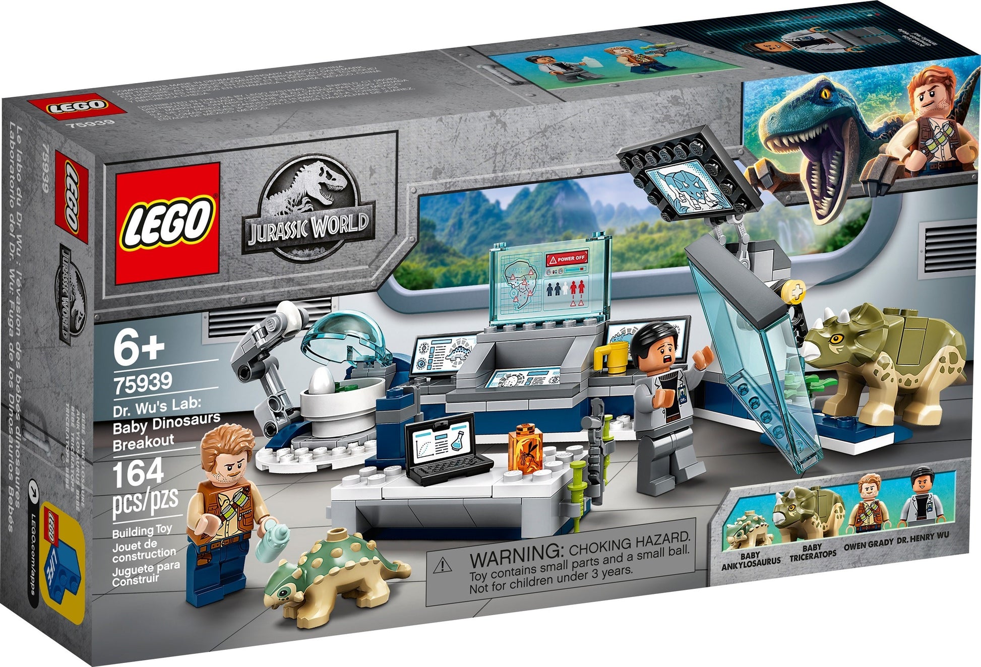 Dr. Wu's Lab: Baby Dinosaurs Breakout | Jurassic World | 75939