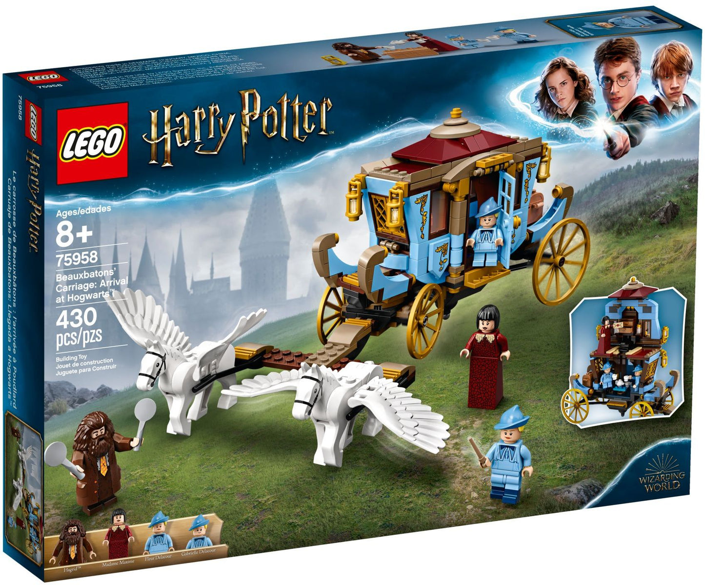 Beauxbatons' Carriage: Arrival at Hogwarts | Harry Potter | 75958