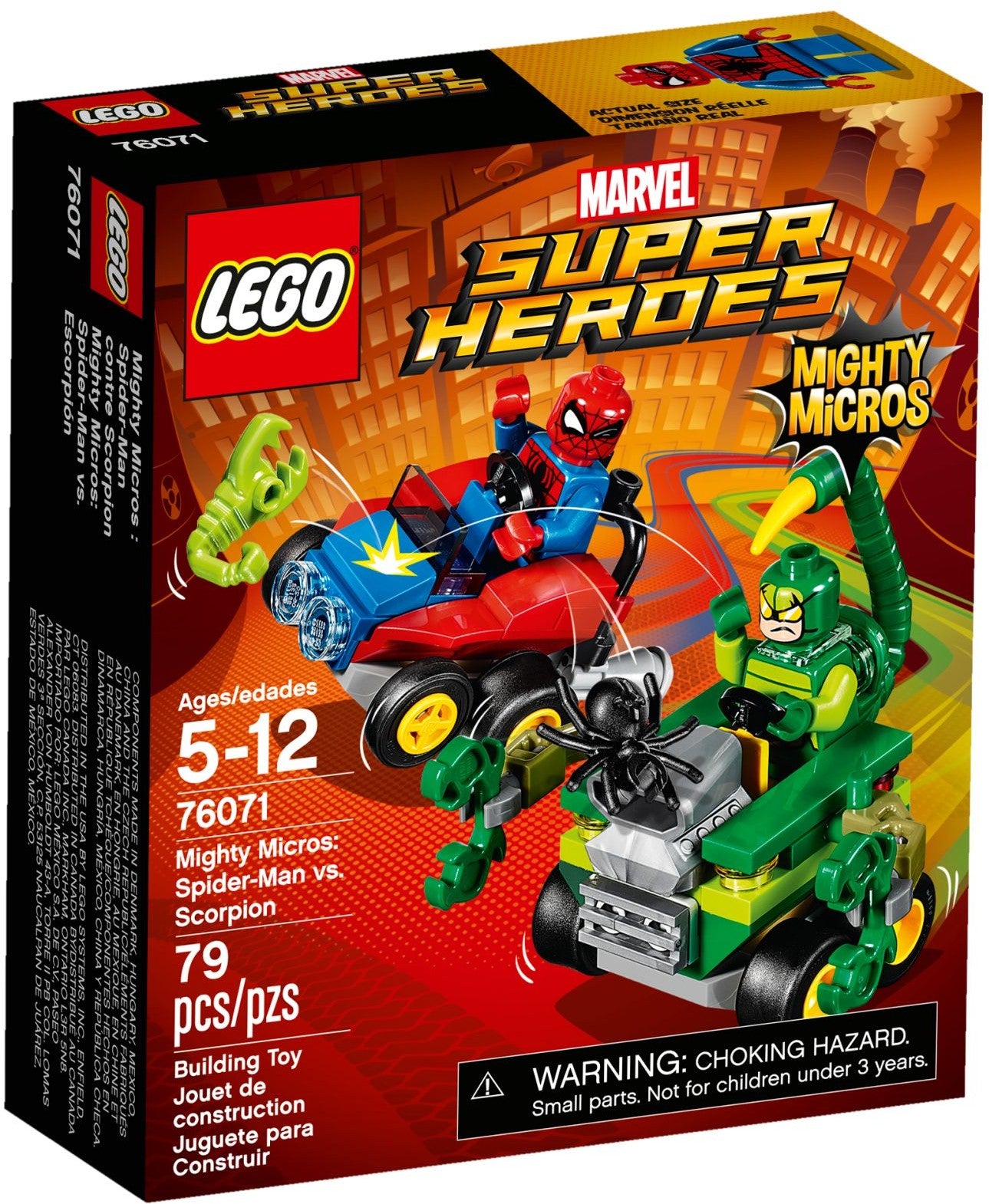 Mighty Micros: Spider-Man vs. Scorpion | Marvel Super Heroes | 76071
