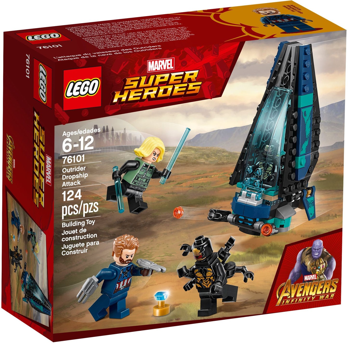 Outrider Dropship Attack | Marvel Super Heroes | 76101