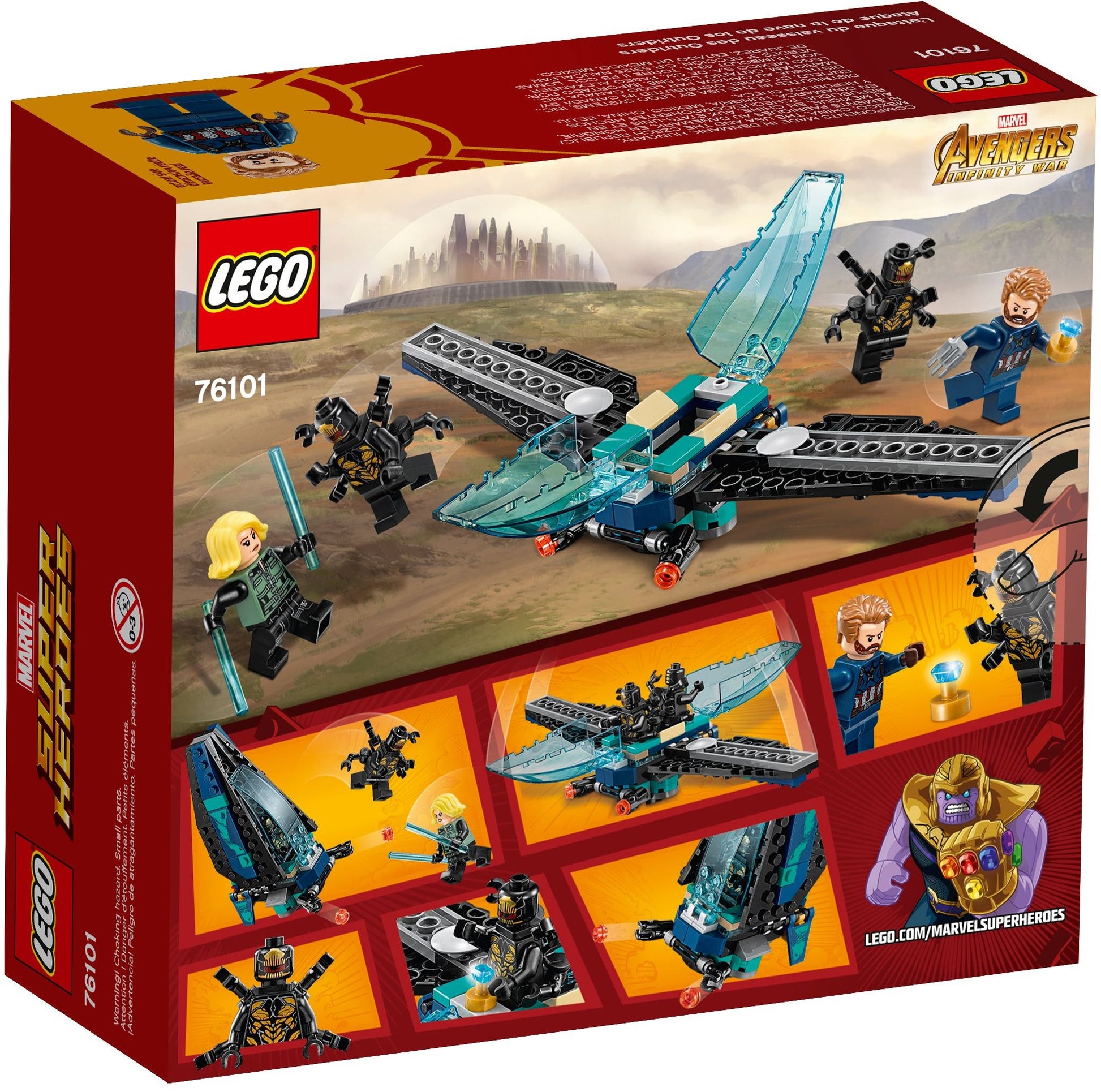 Outrider Dropship Attack | Marvel Super Heroes | 76101