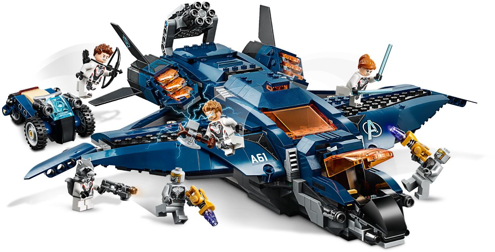 Quinjet Ultime des Avengers | Super Héros Marvel | 76126