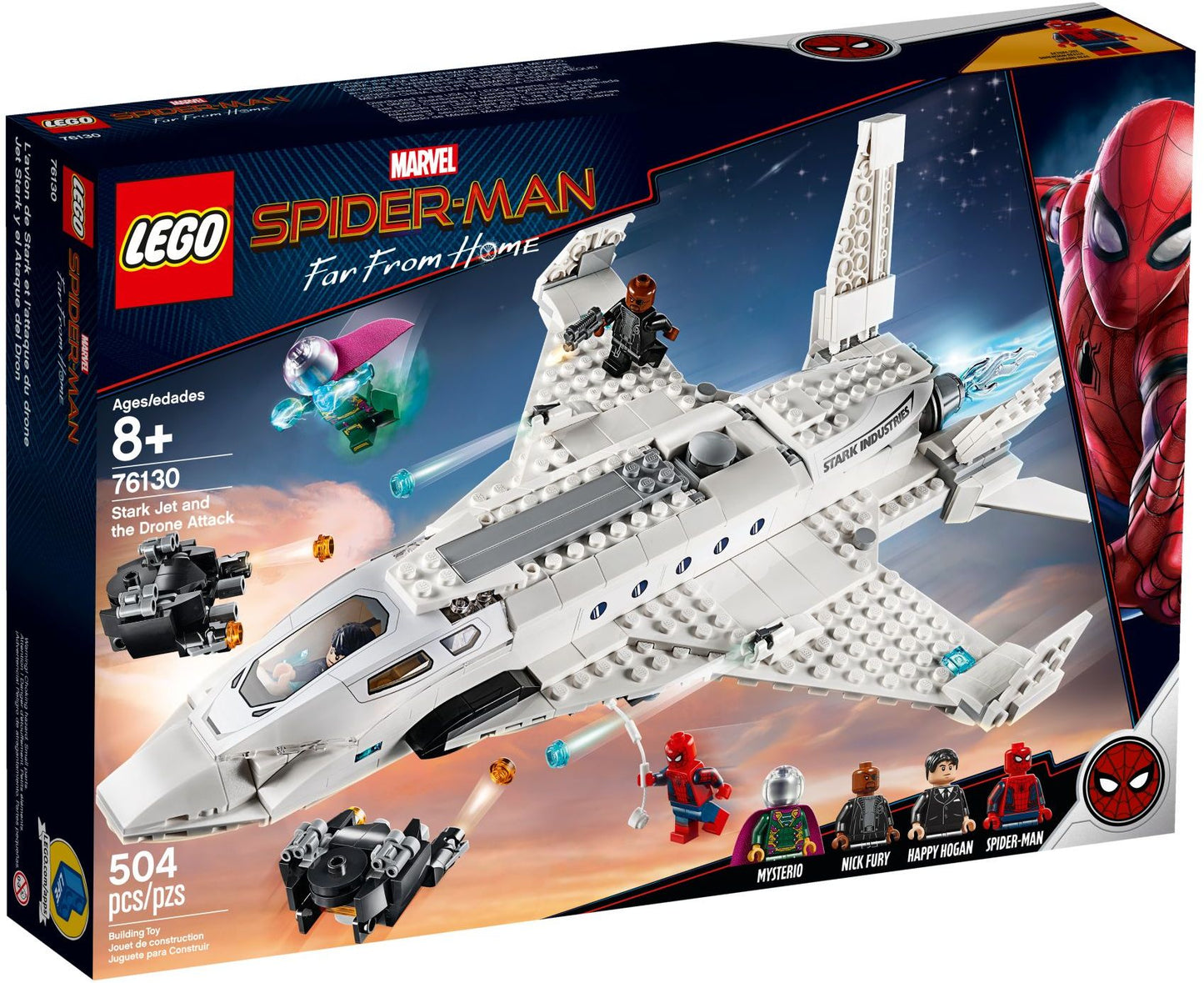 Stark Jet and the Drone Attack | Marvel Super Heroes | 76130