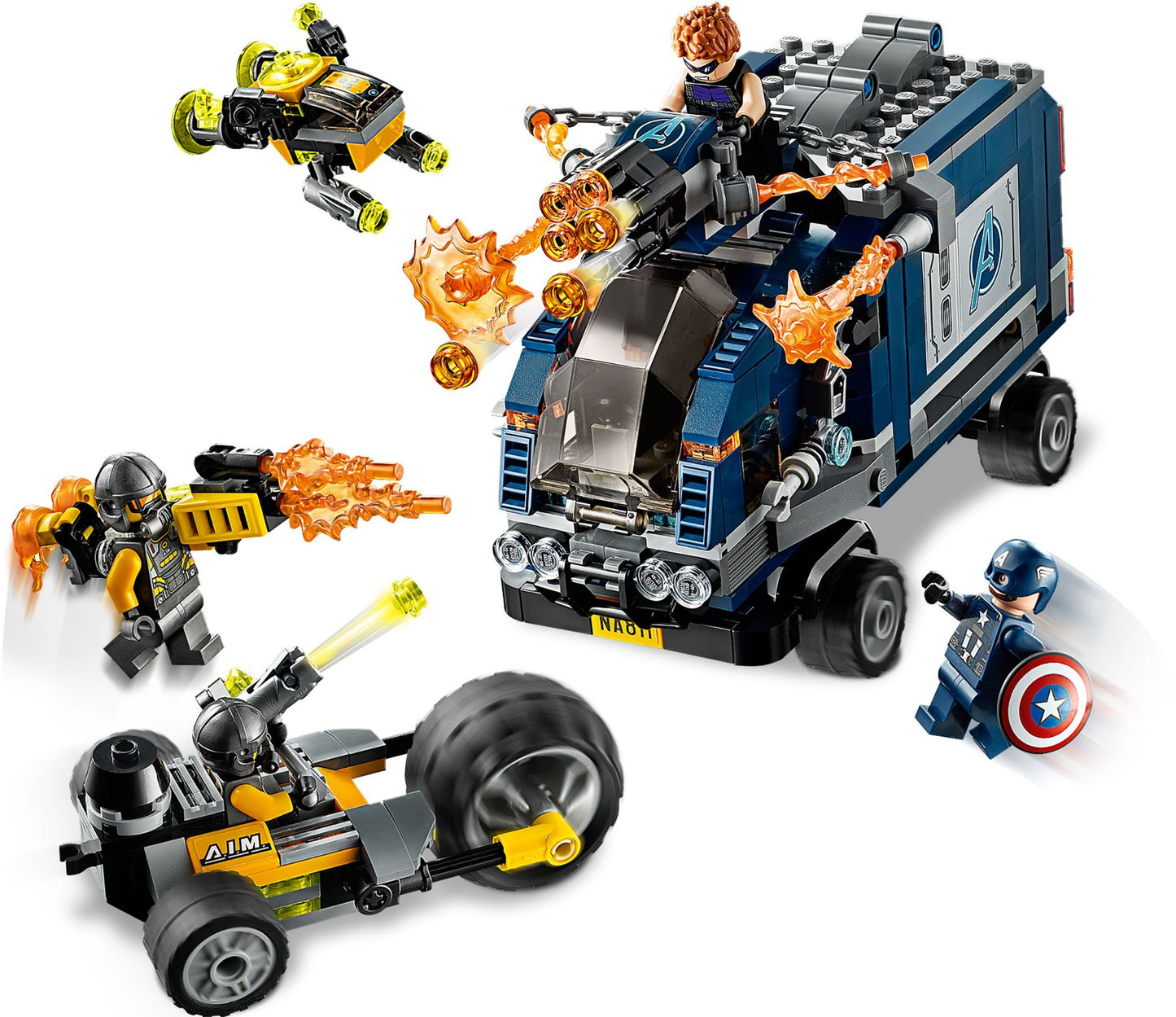 Avengers Truck Take-down | Marvel Super Heroes | 76143