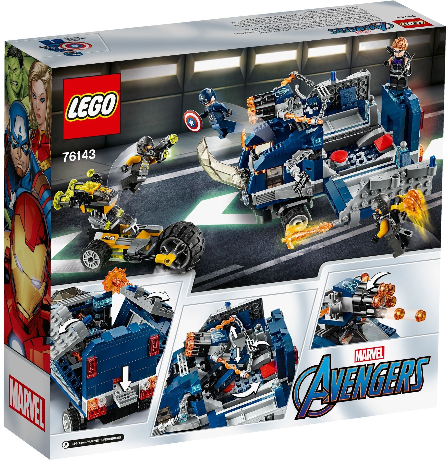 Avengers Truck Take-down | Marvel Super Heroes | 76143
