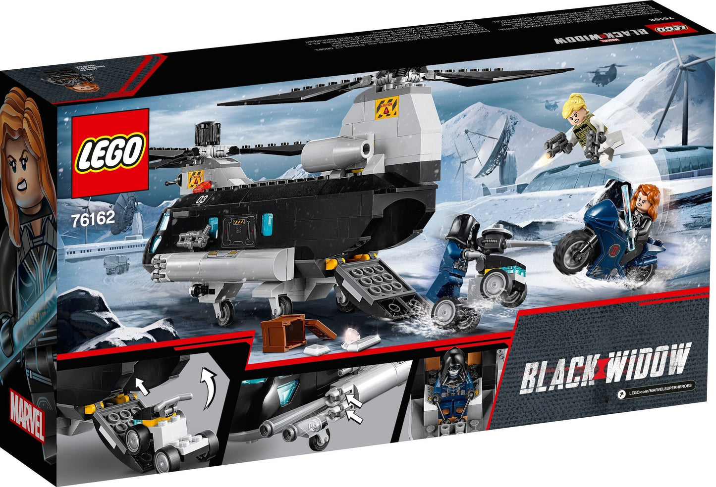 Black Widow's Helicopter Chase | Marvel Super Heroes | 76162