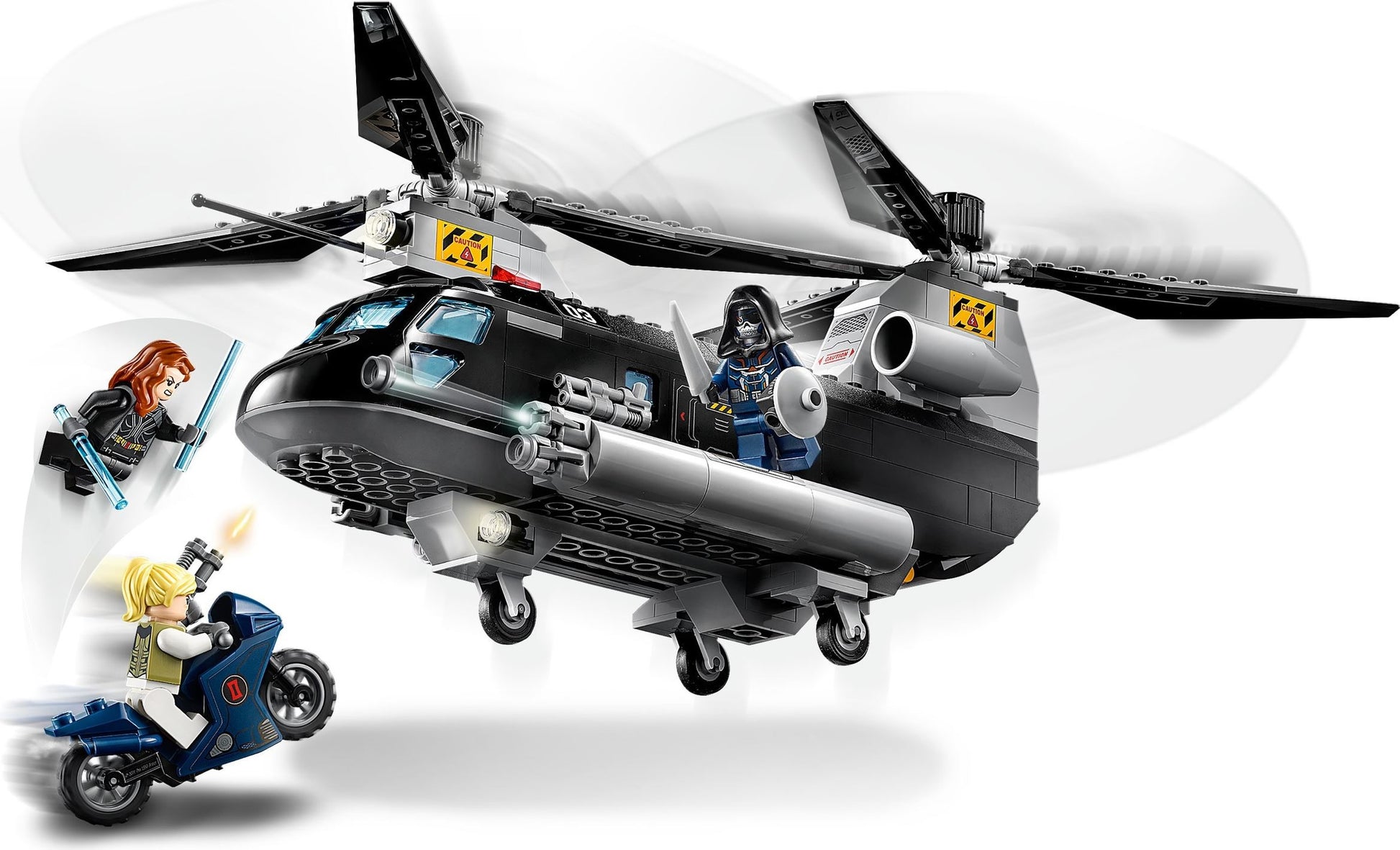 Black Widow's Helicopter Chase | Marvel Super Heroes | 76162
