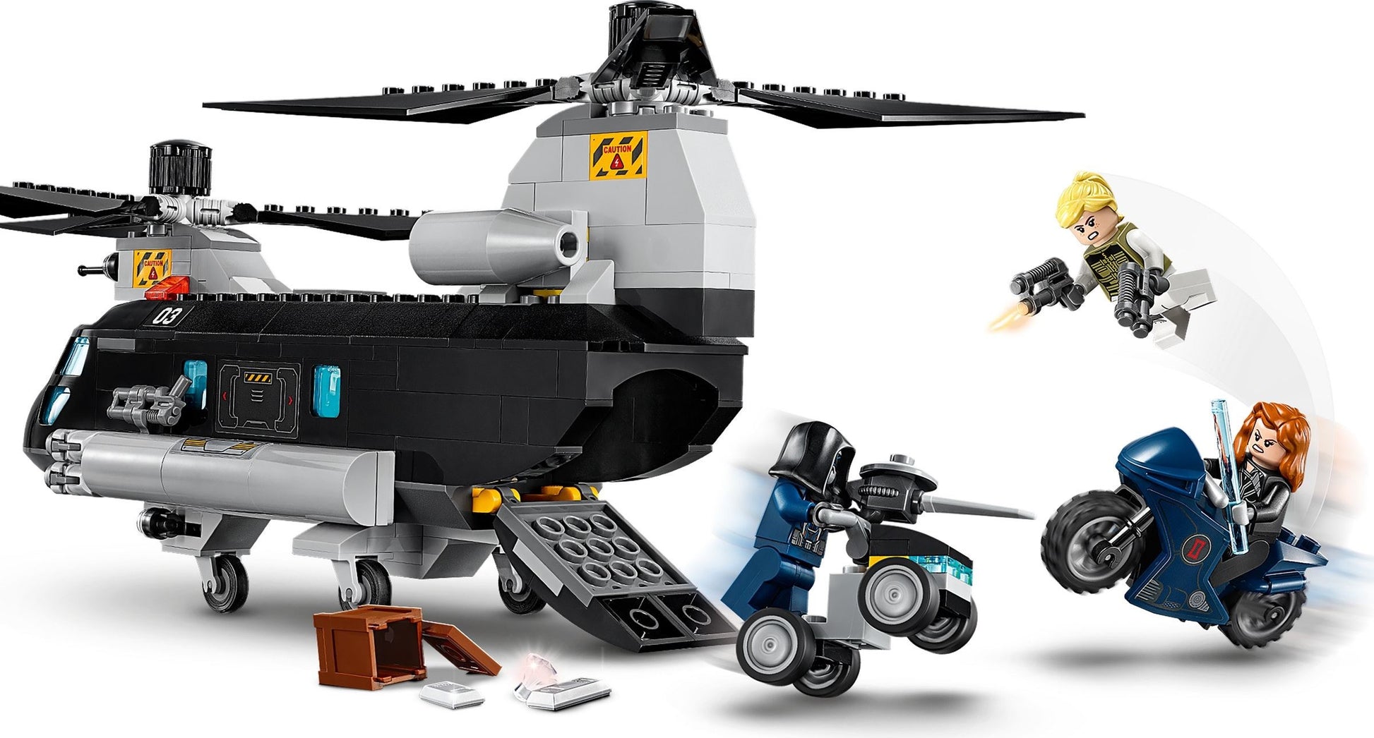 Black Widow's Helicopter Chase | Marvel Super Heroes | 76162