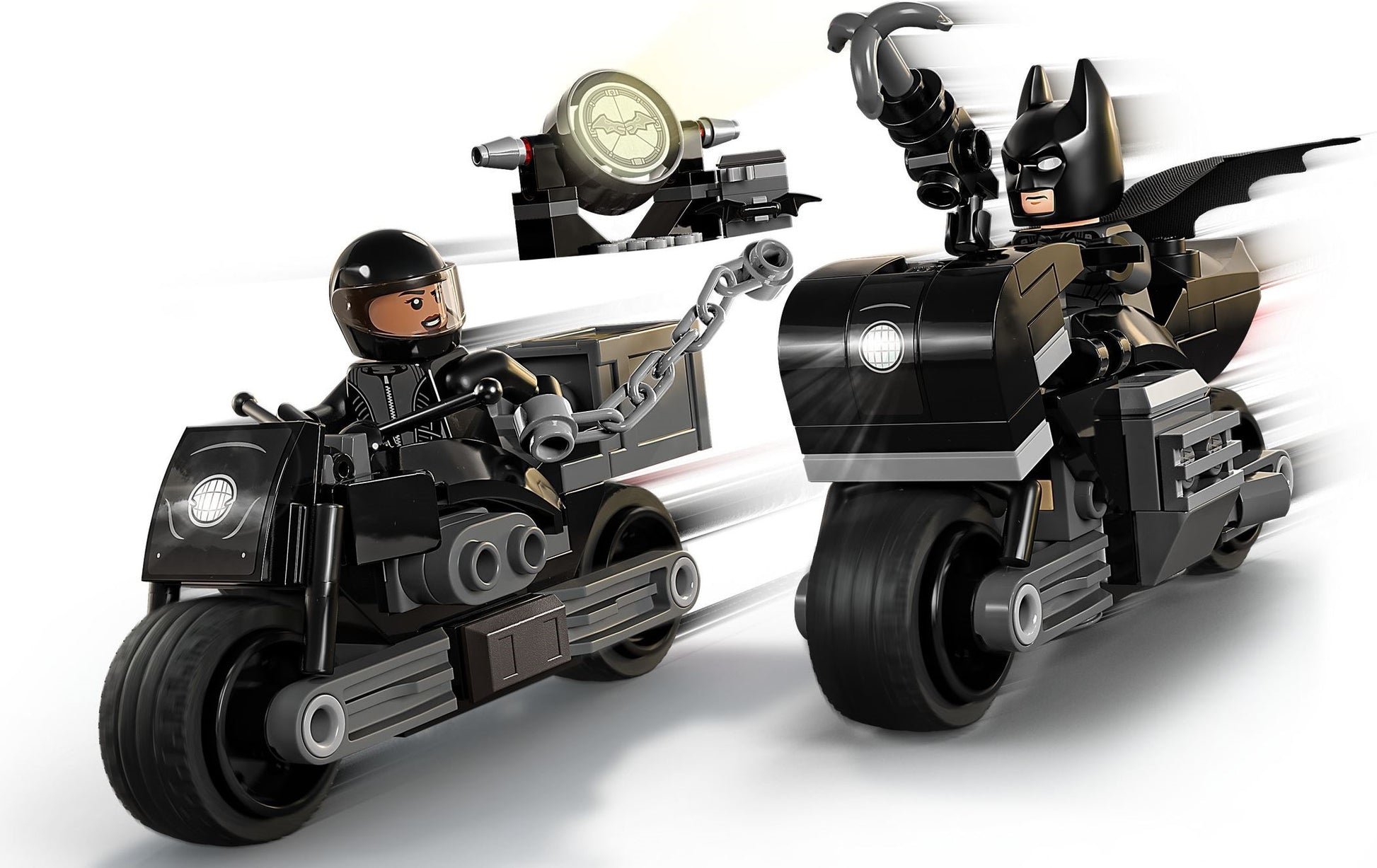 Poursuite à moto de Batman et Selina Kyle | Super-héros DC Comics | 76179