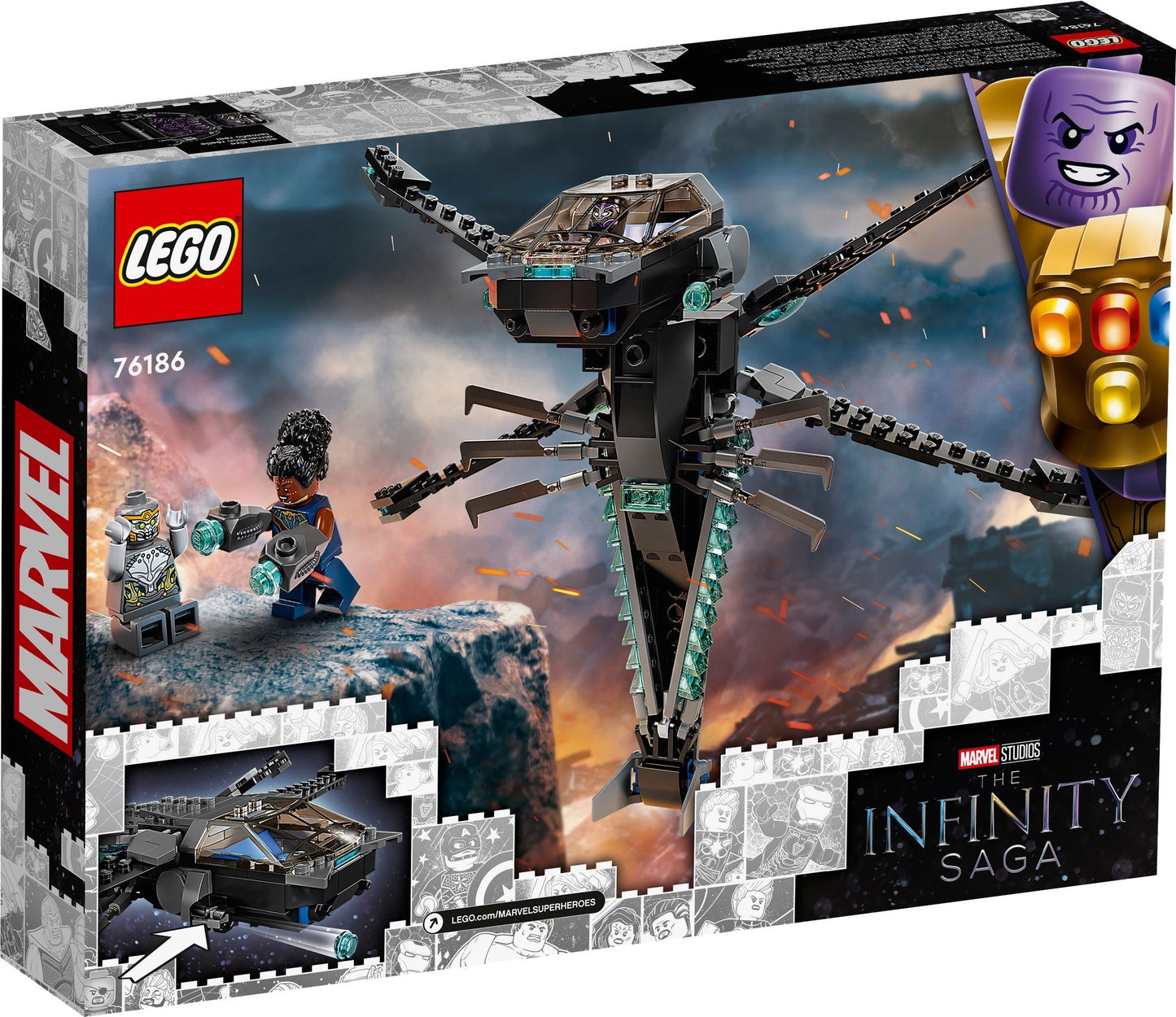 Black Panther Dragon Flyer | Marvel Super Heroes | 76186