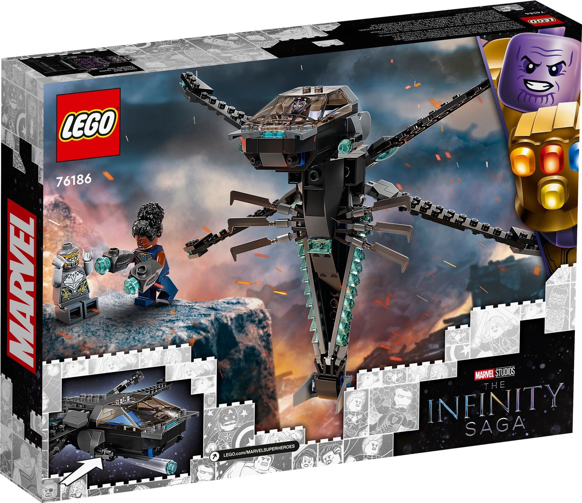 Black Panther Dragon Flyer | Marvel Super Heroes | 76186