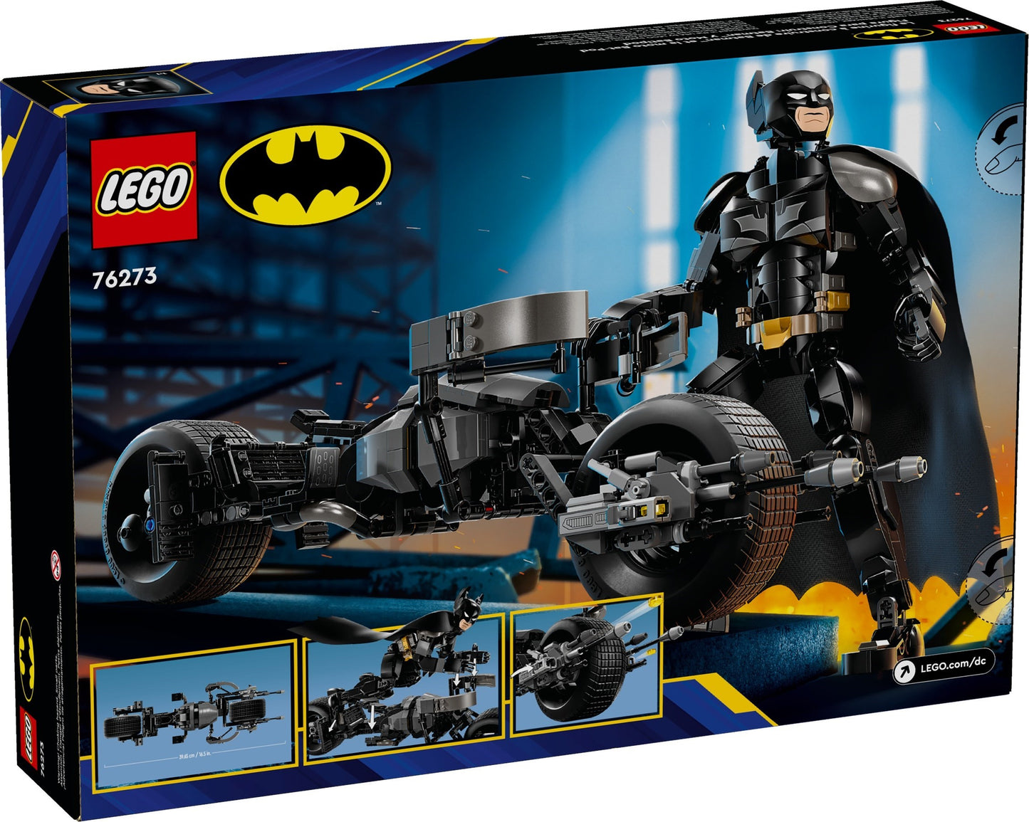 Batman Construction Figure and the Bat-Pod Bike | DC Comics Super Heroes | 76273